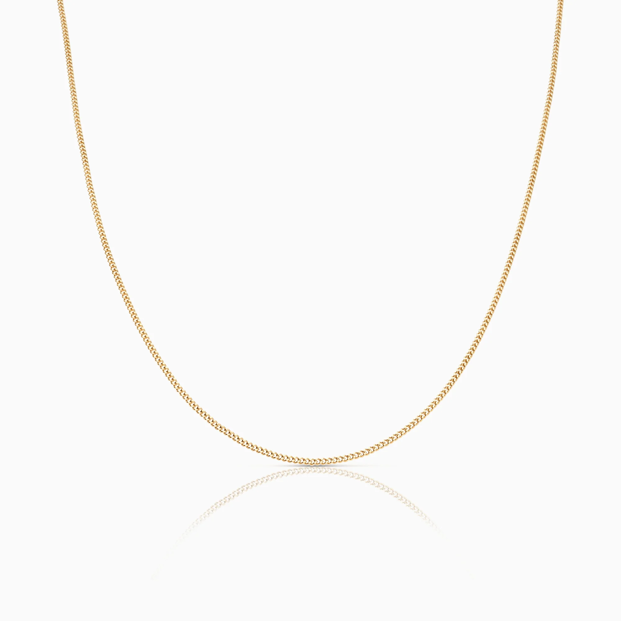 Curb chain 46.5cm 18K gold