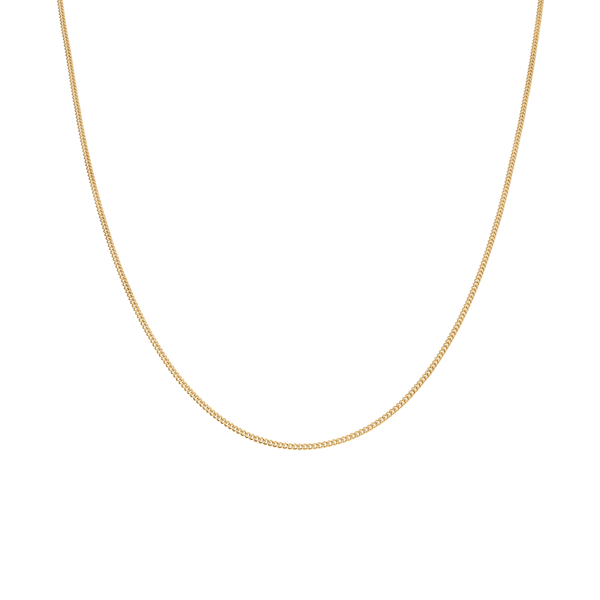 Curb bracelet 47cm 18K gold - Image 2