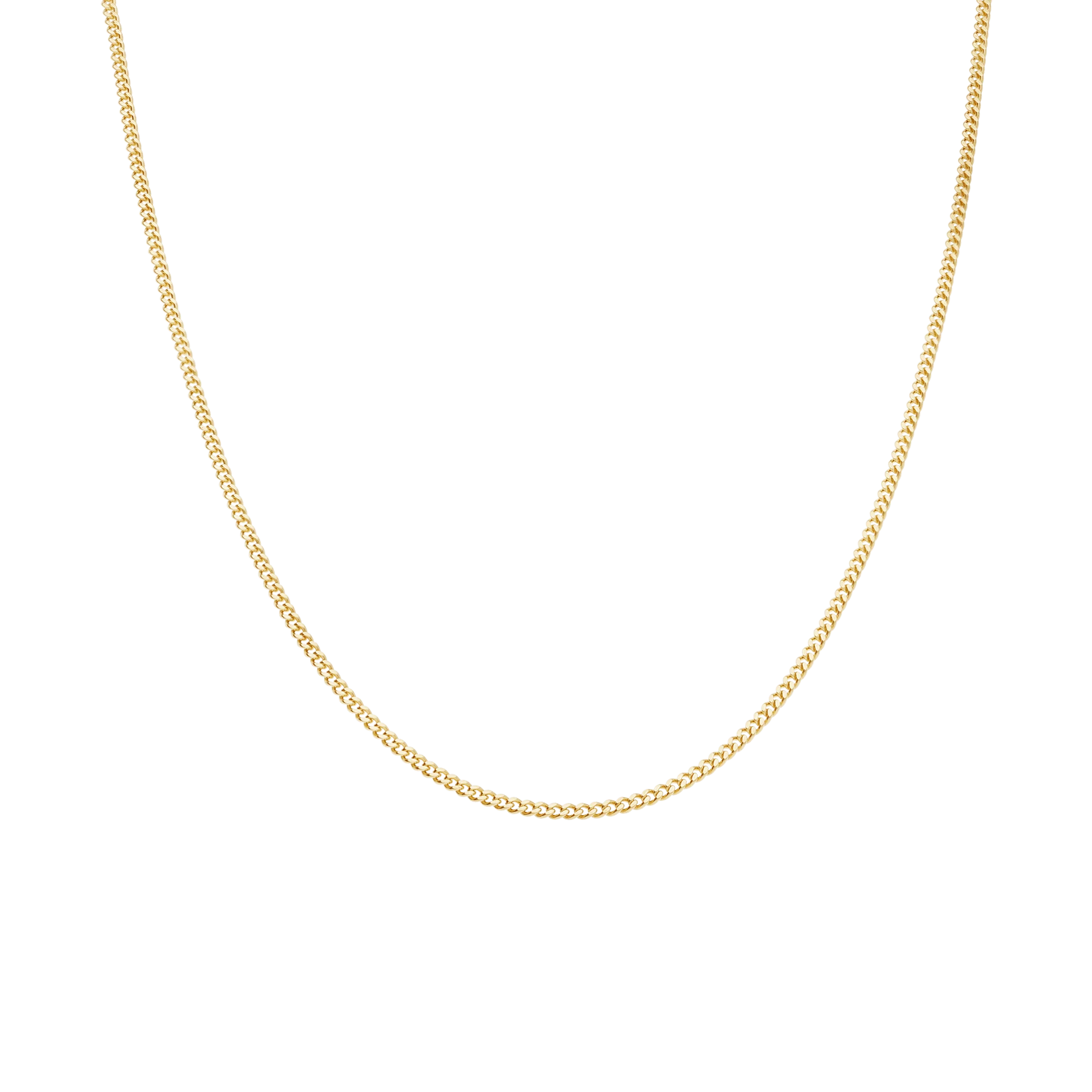 Curb bracelet 47cm 18K gold - Image 2