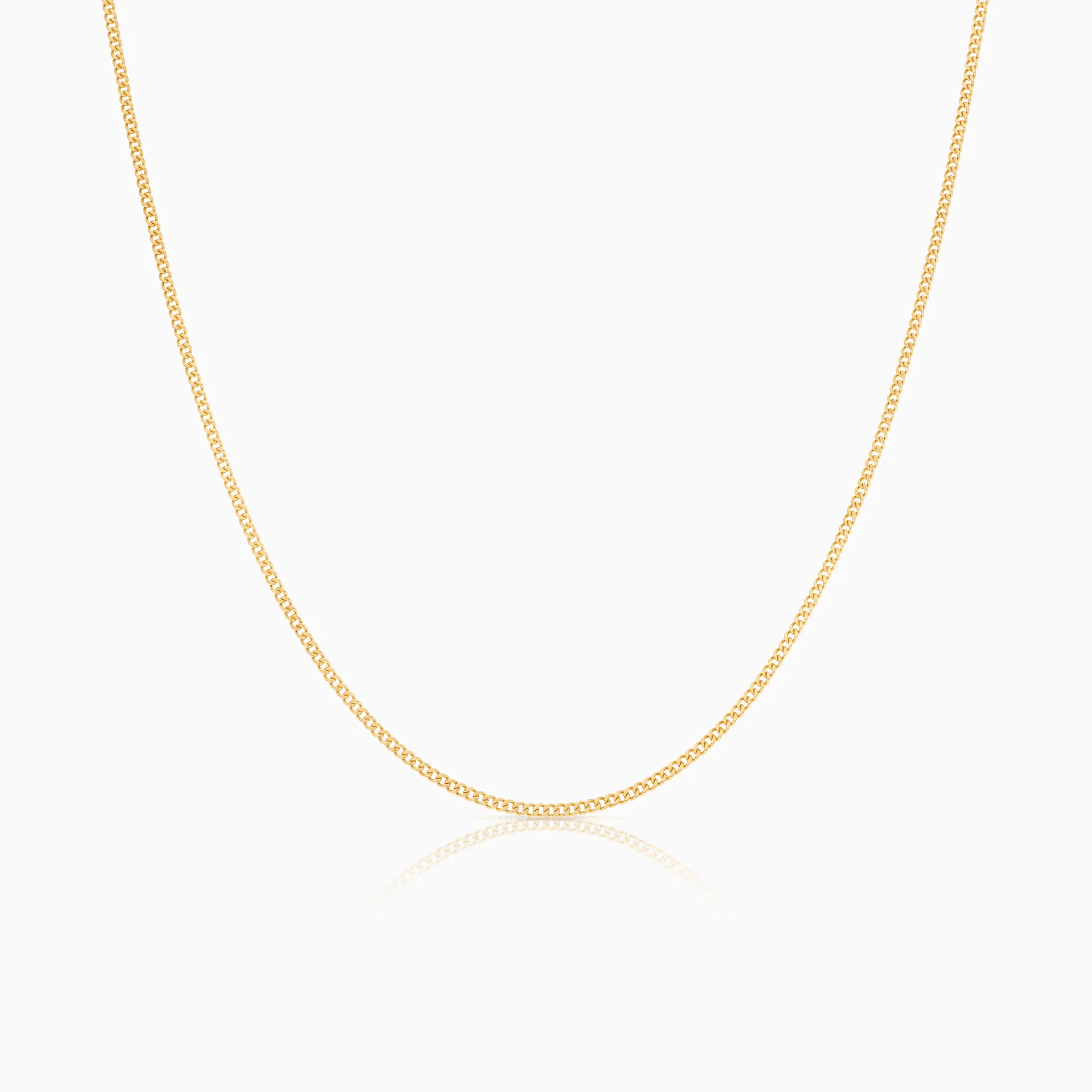 Curb link 48.5cm 18K gold