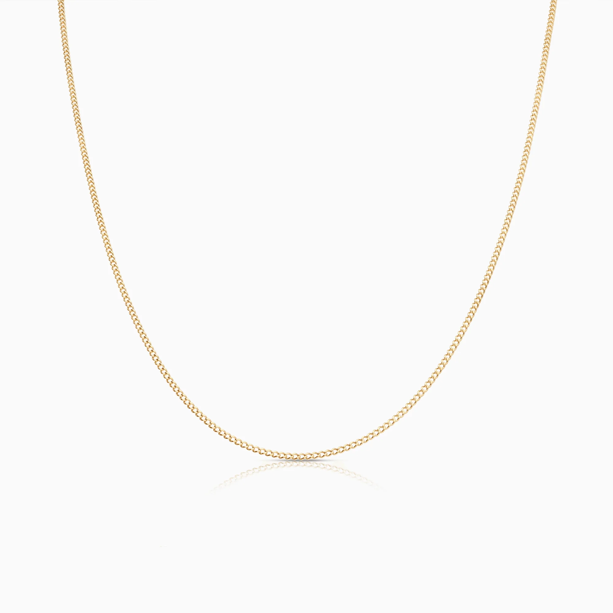 Curb chain 48cm 18K gold