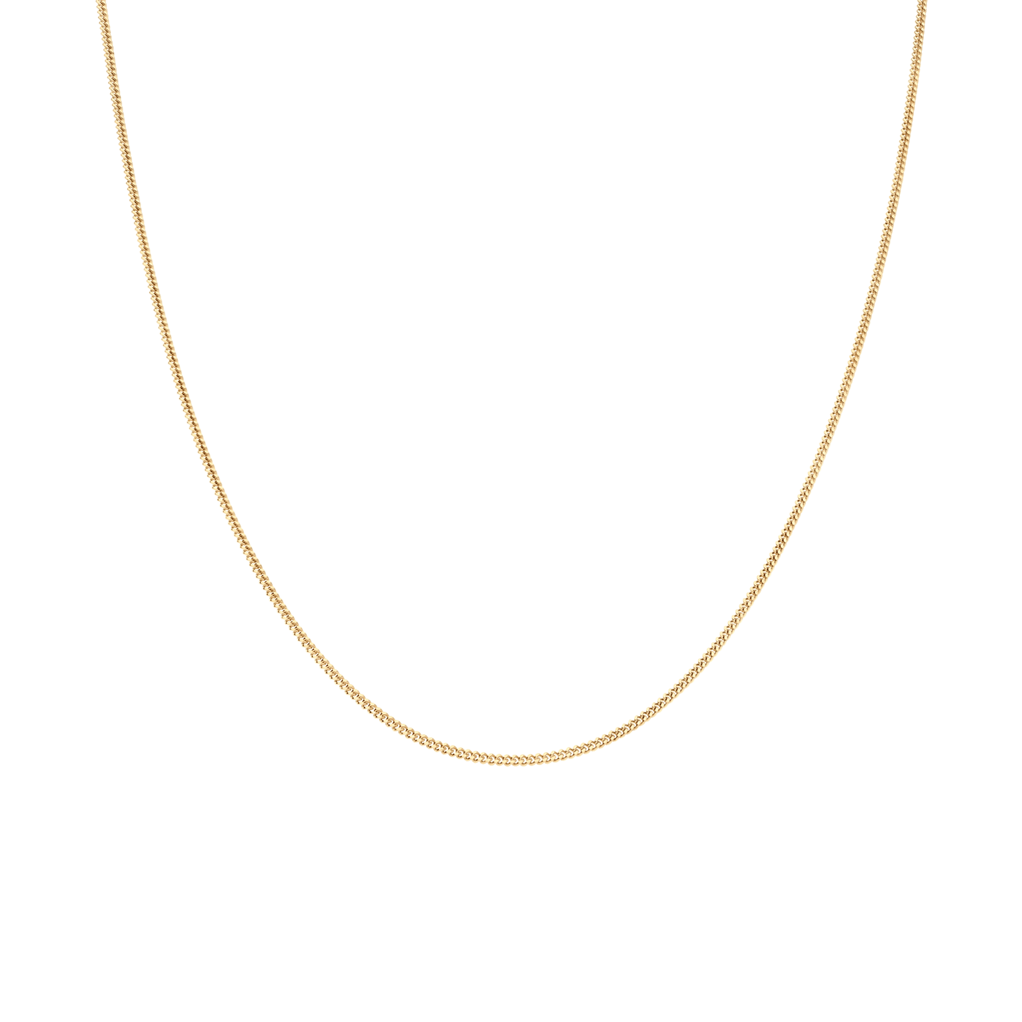 Curb chain 48cm 18K gold - Image 2