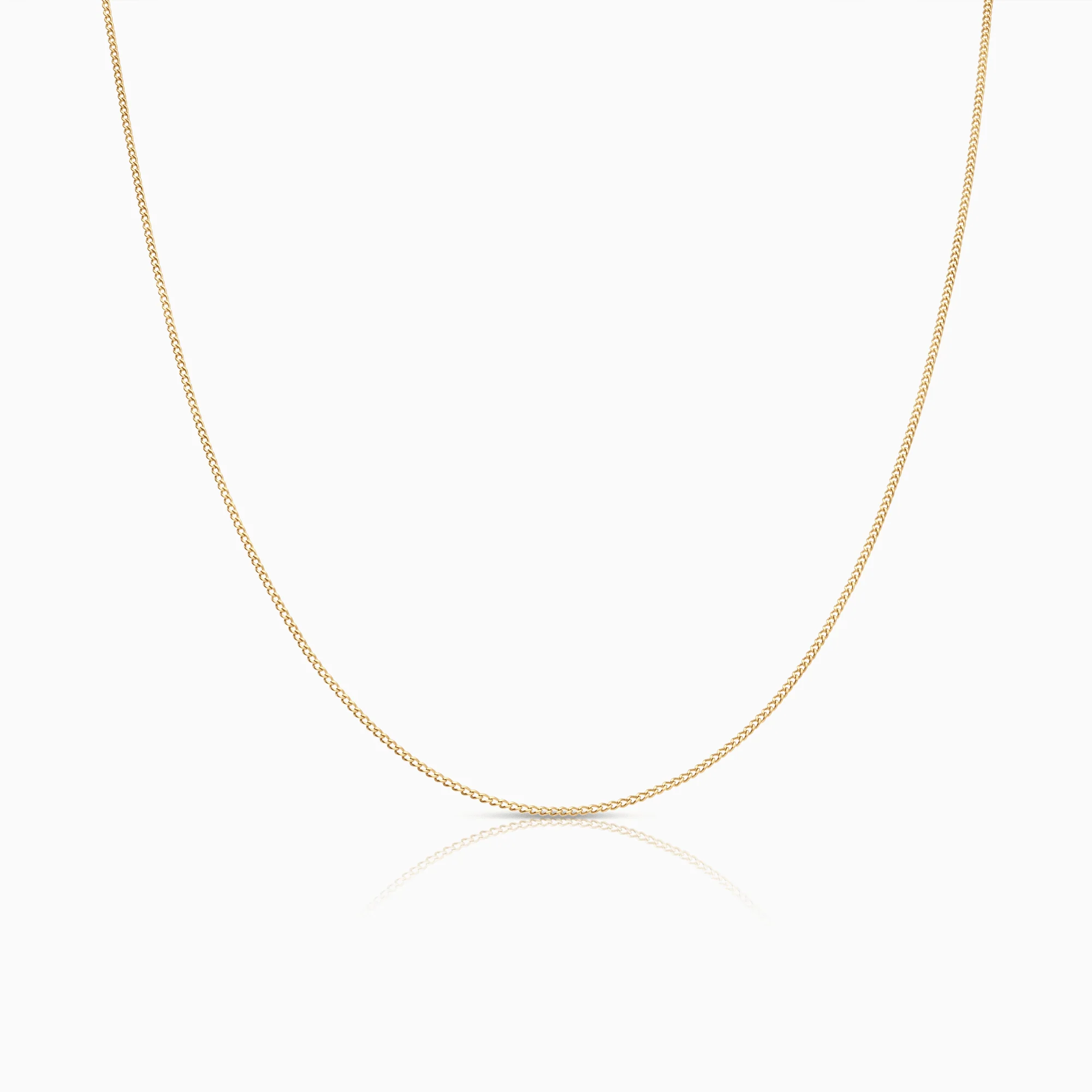 Curb chain 49.5cm 18K gold