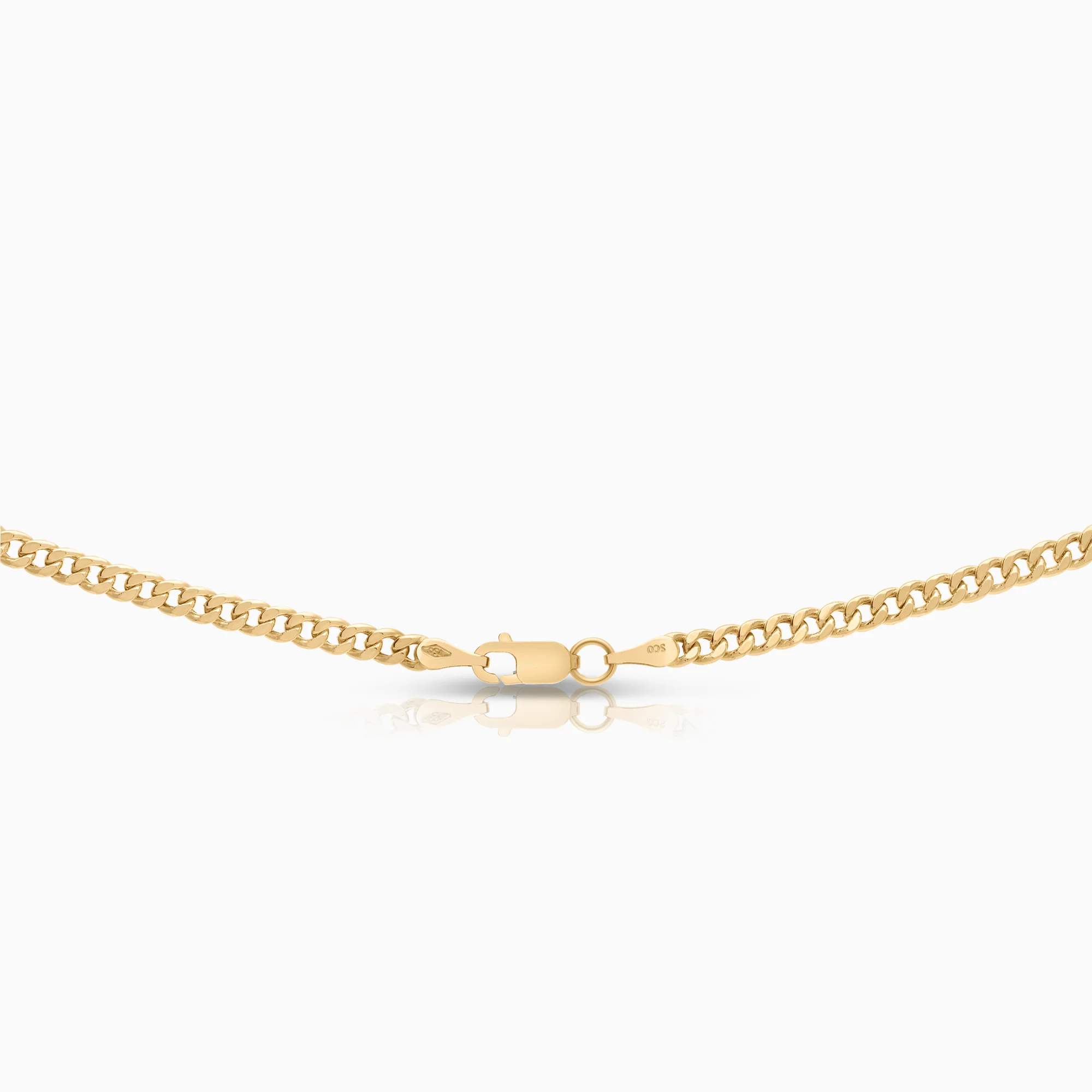 Curb chain 5.35g 18K gold - Image 2
