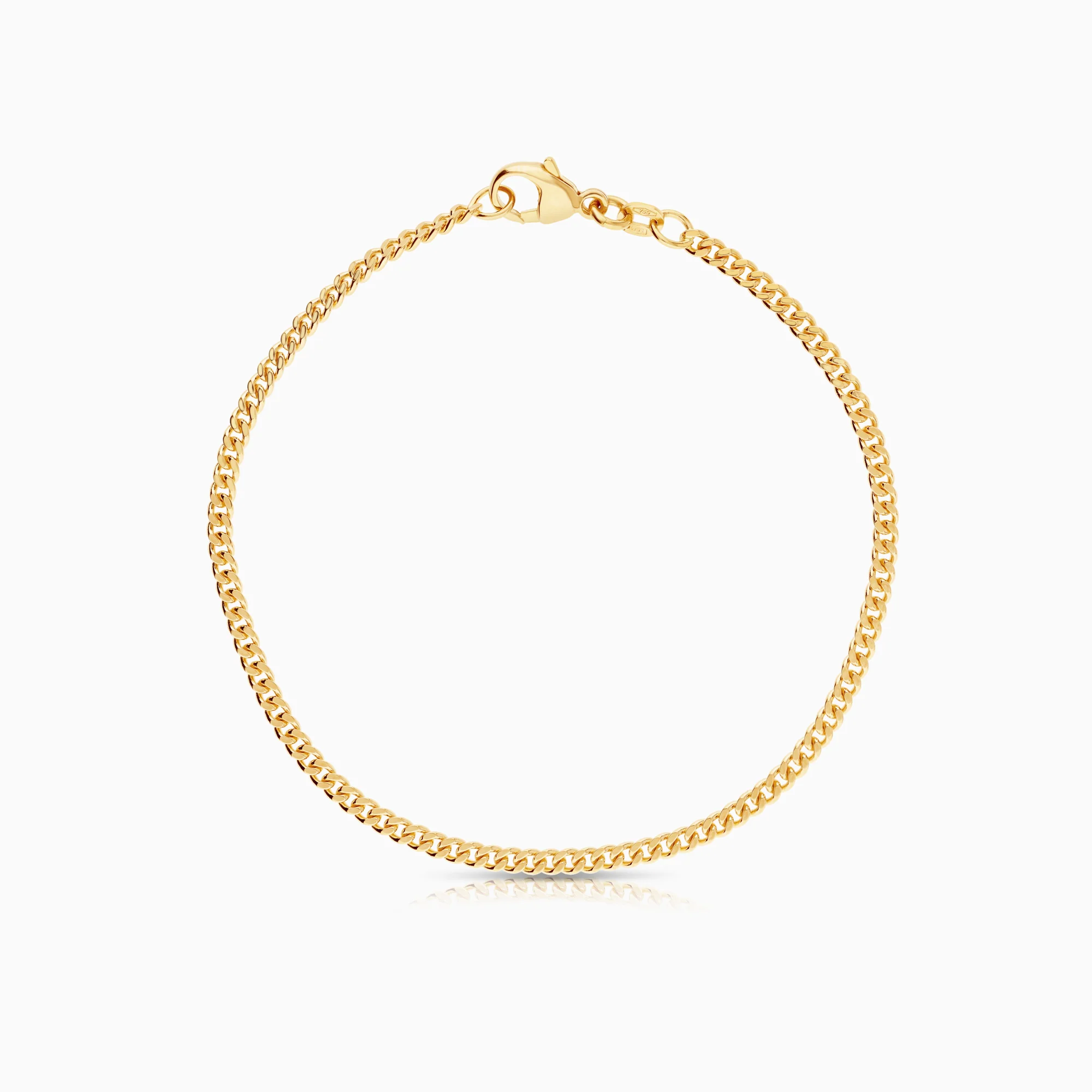 Curb bracelet 5.65g 18K gold