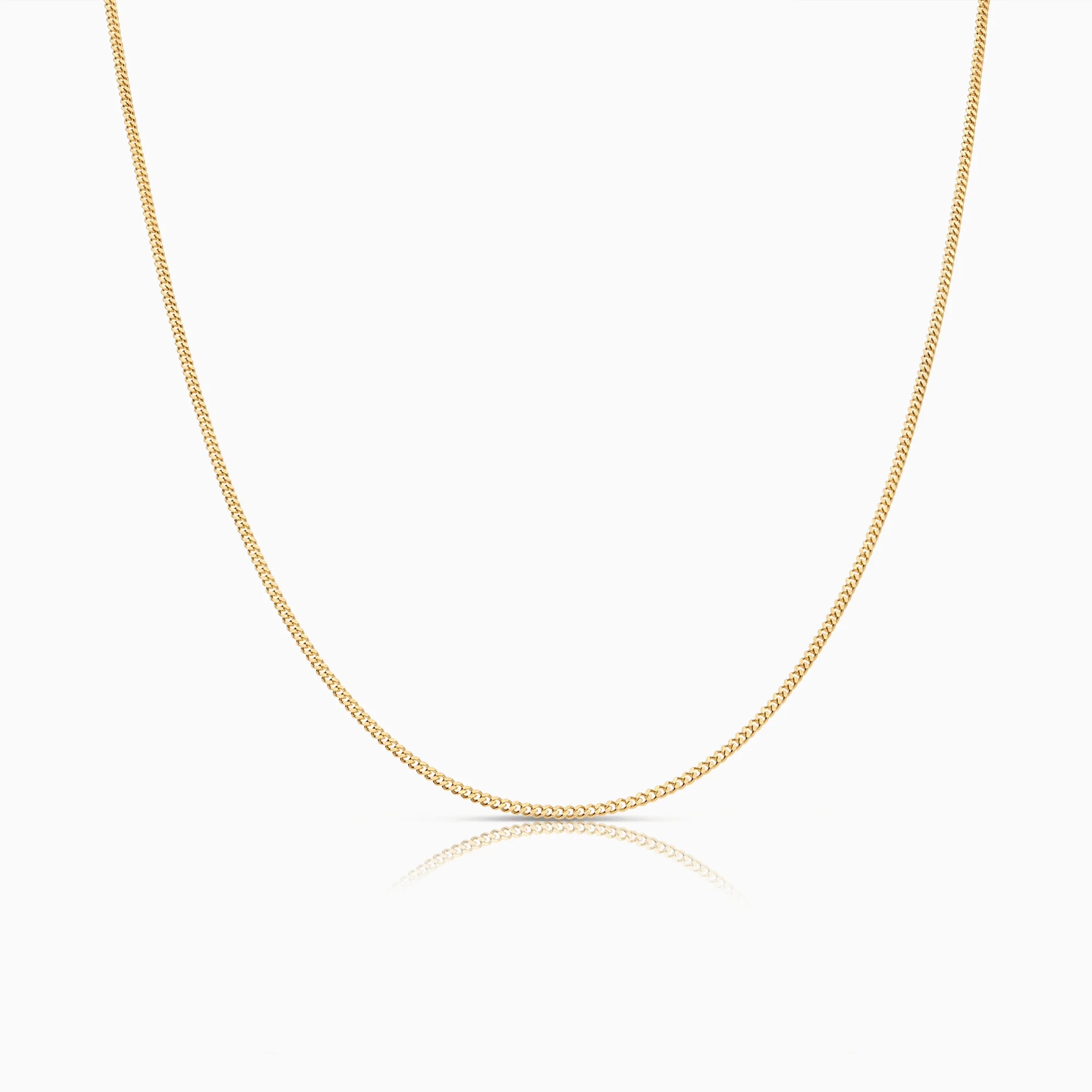 Curb link 50.5cm 18K gold
