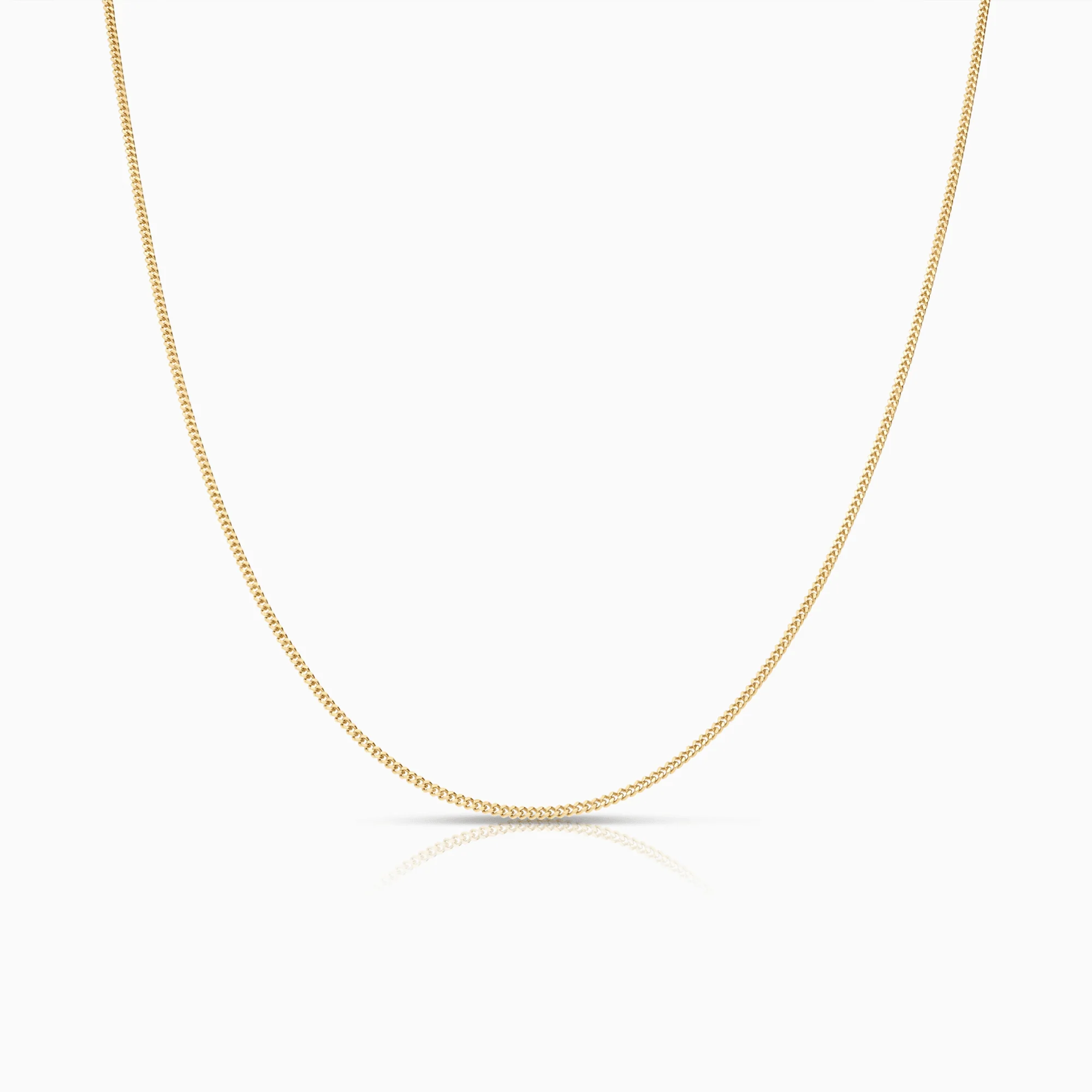 Curb link 51cm 18K gold