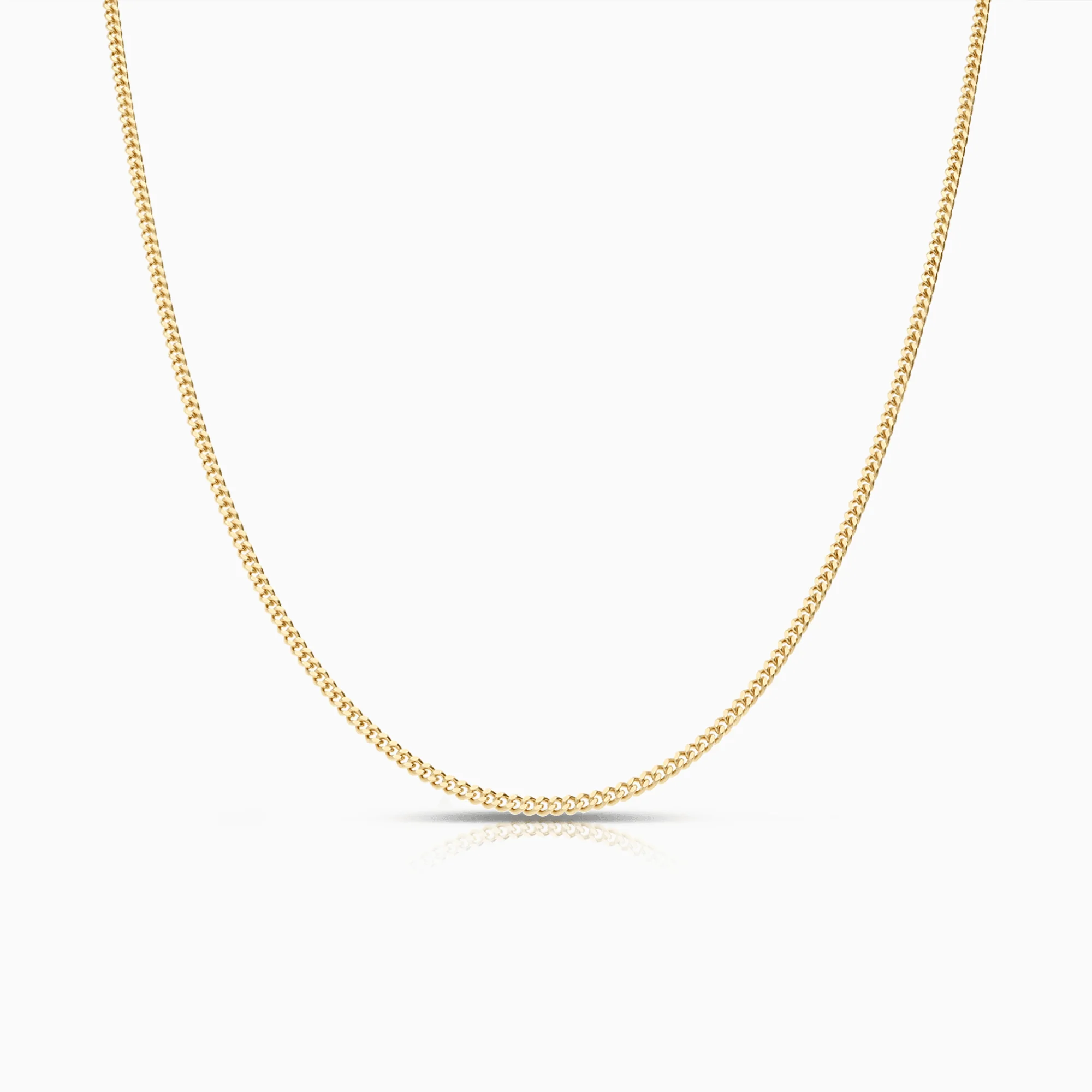 Curb link 51cm 18K gold