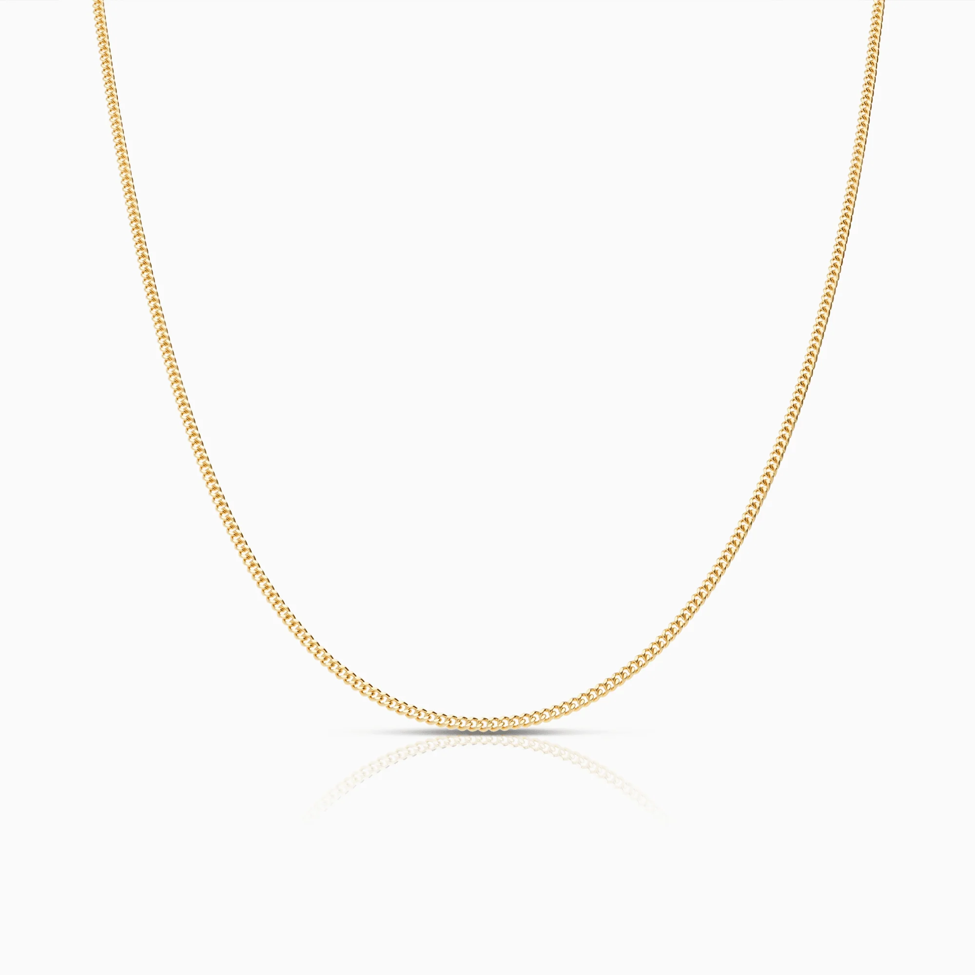 Curb chain 52cm 18K gold