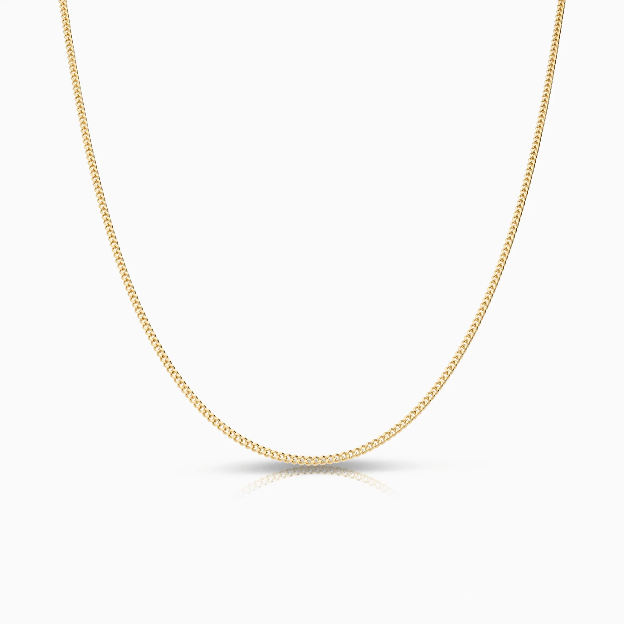 Curb chain 52cm 18K gold