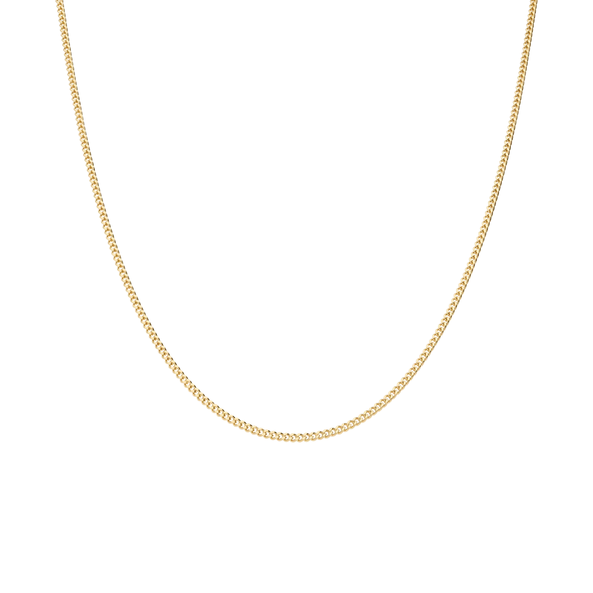 Curb chain 52cm 18K gold - Image 2