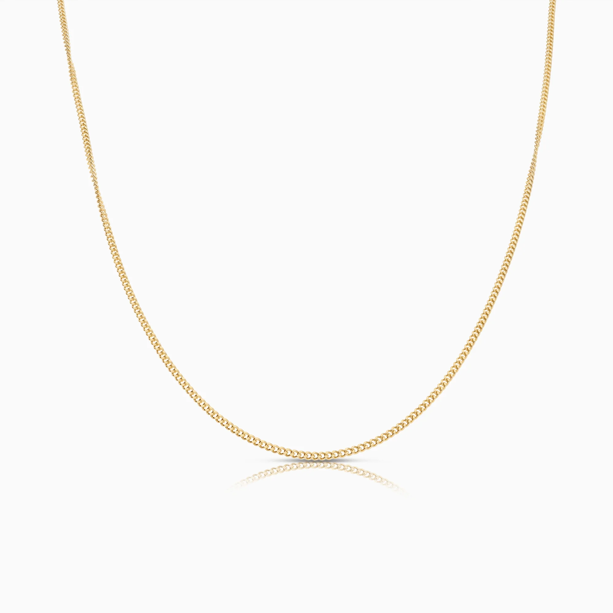 Curb chain 52cm 18K gold