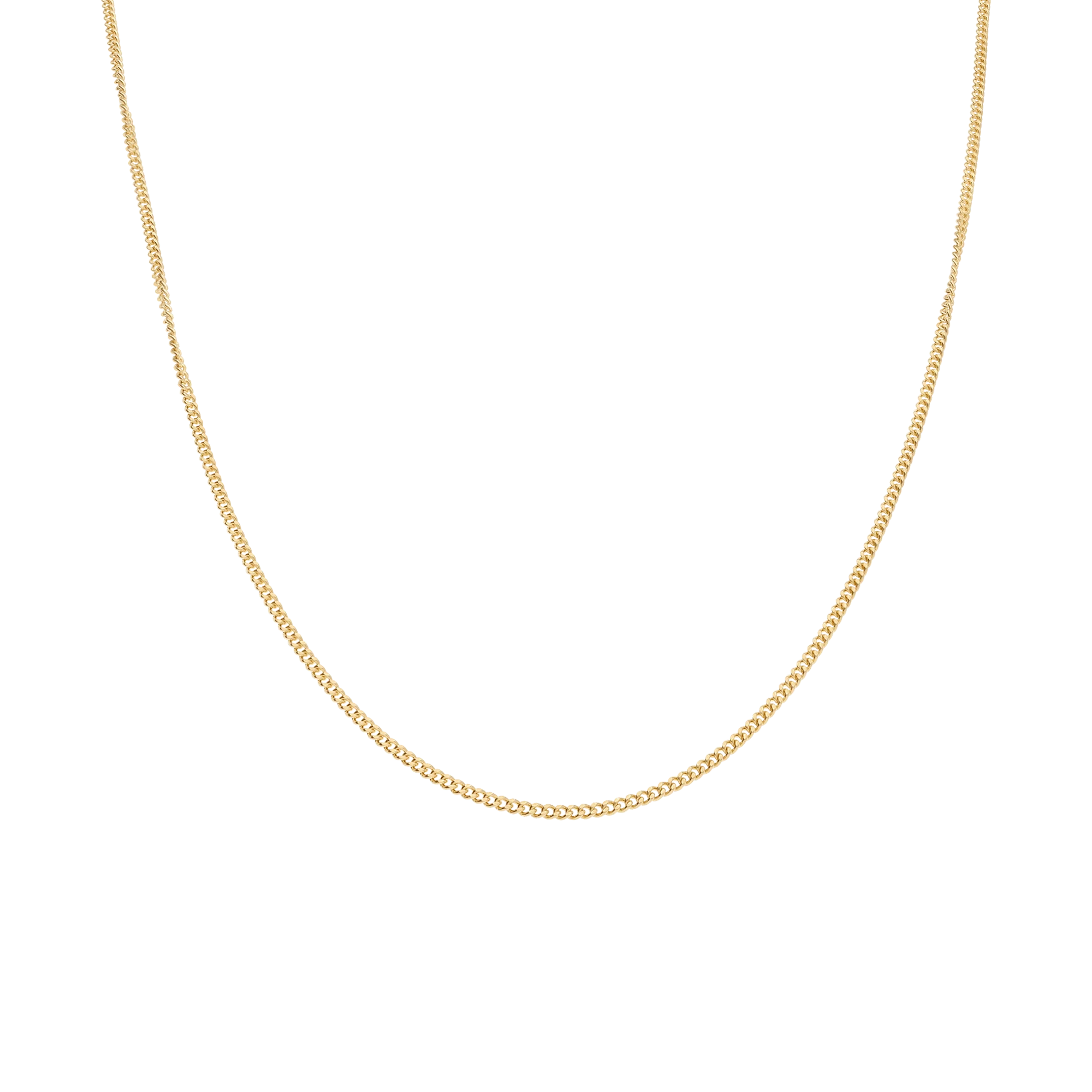 Curb chain 52cm 18K gold - Image 2