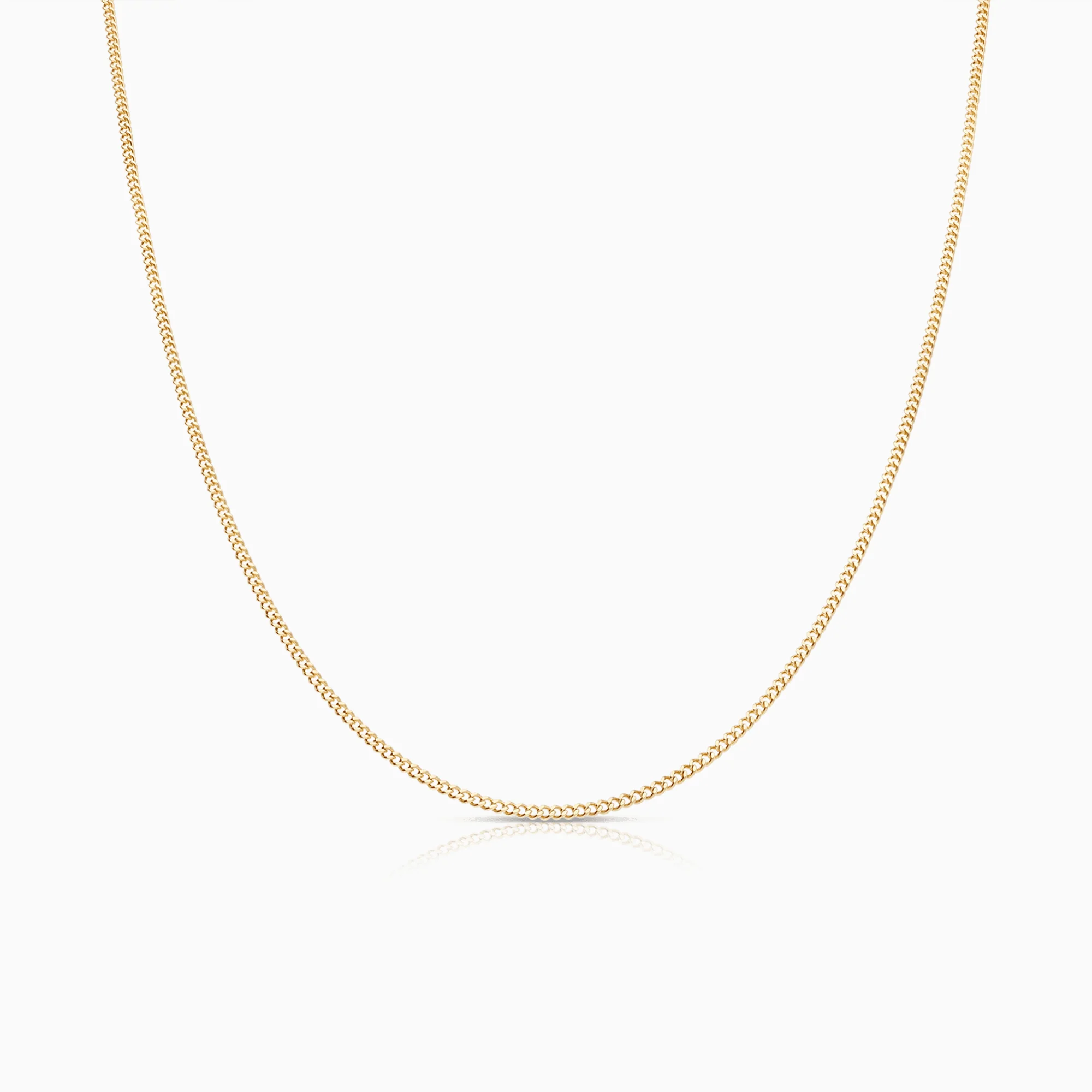 Curb chain 53.5cm 18K gold