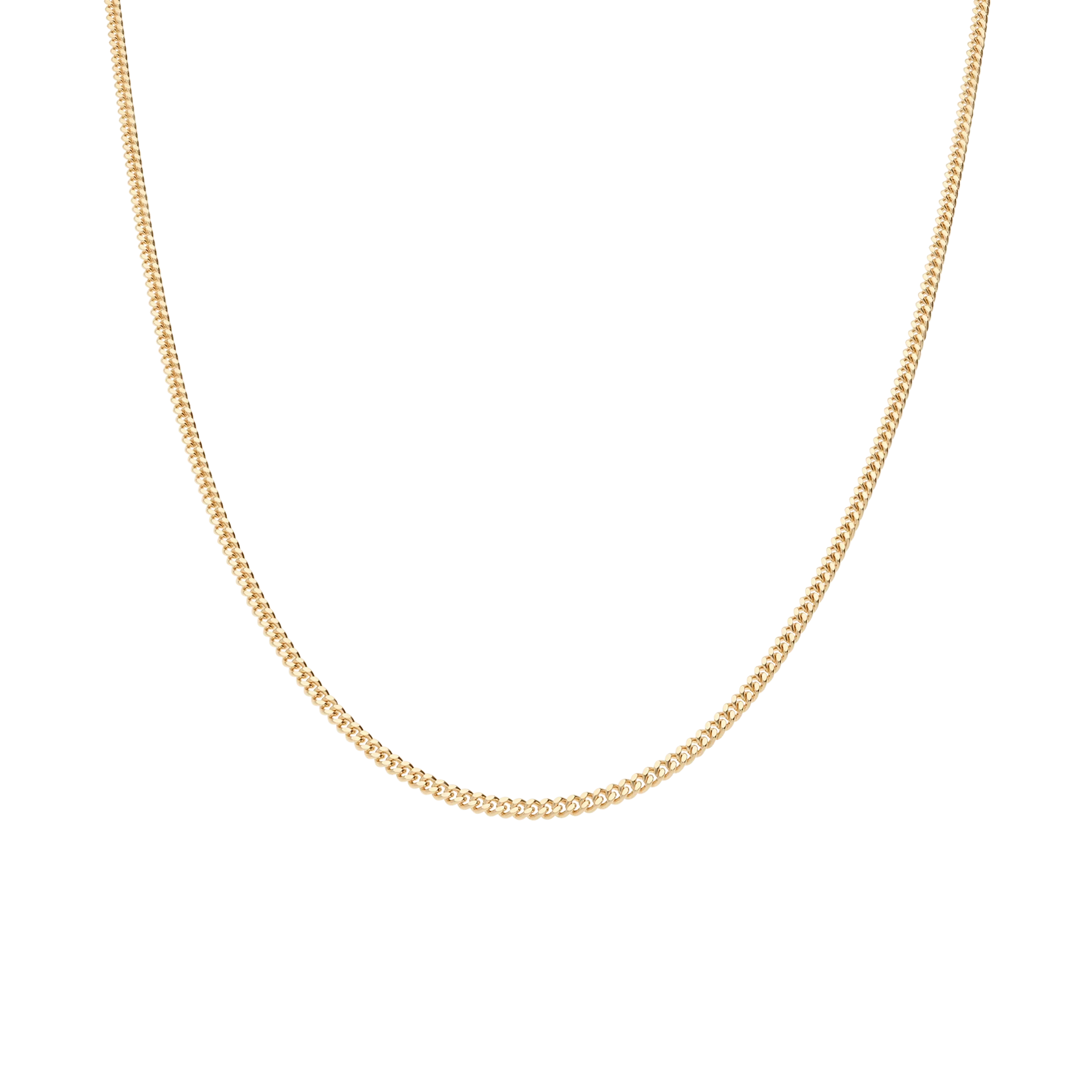 Curb Chain 60cm 18K Gold - Image 2