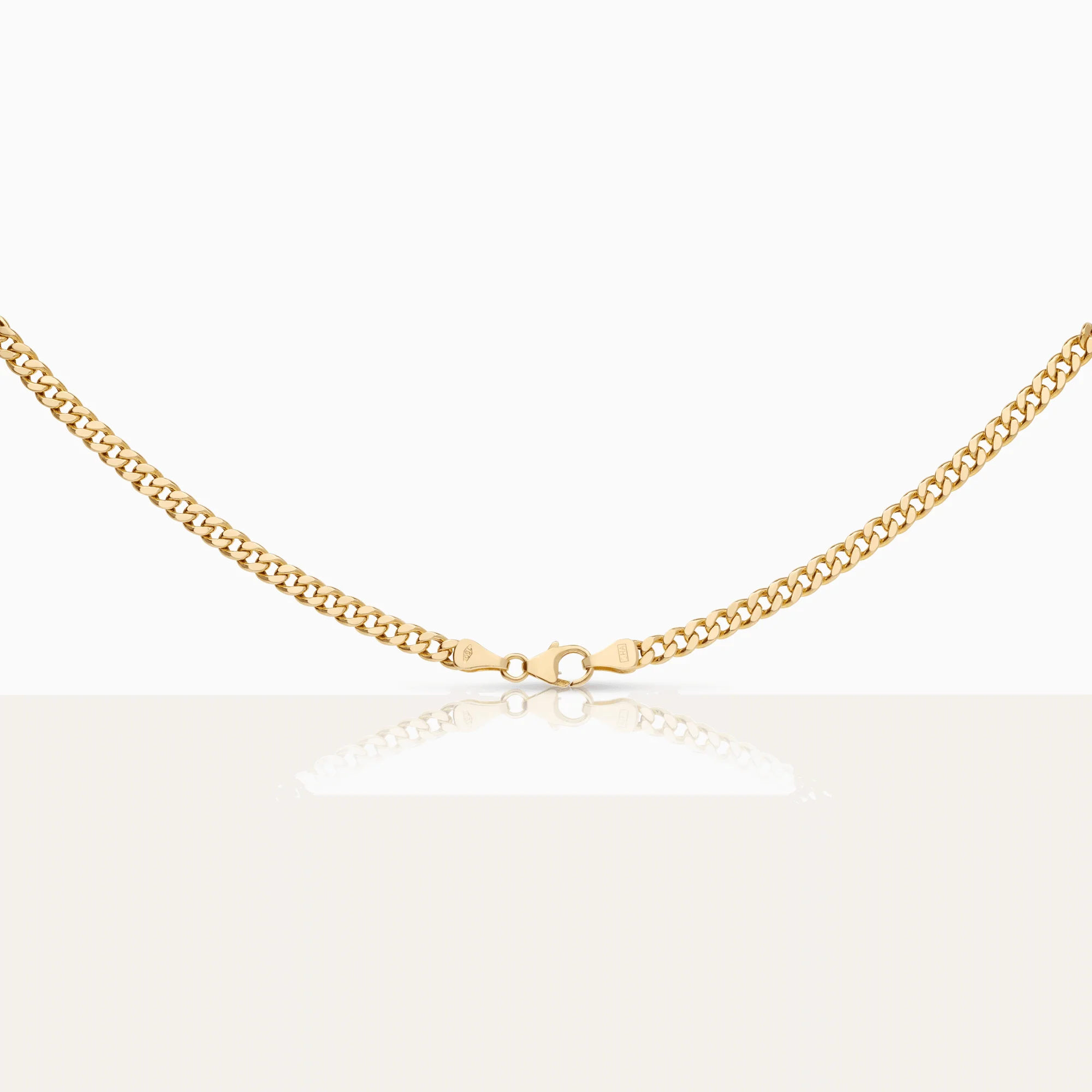 Curb chain 8.51g 18K gold - Image 2