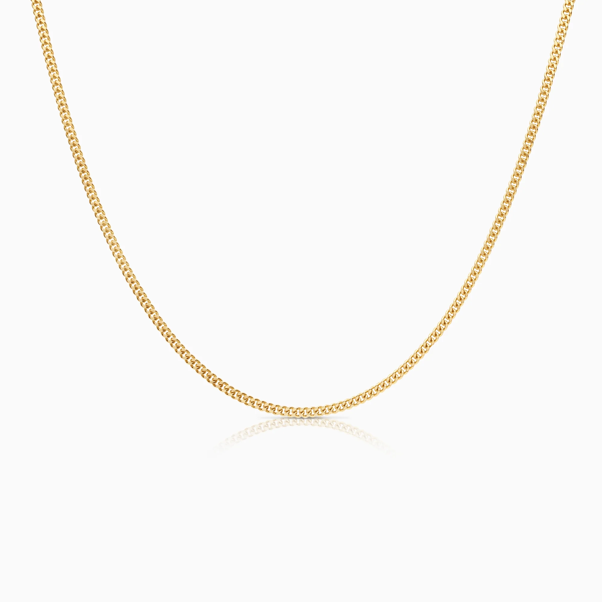 Curb chain 9.50g 18K gold
