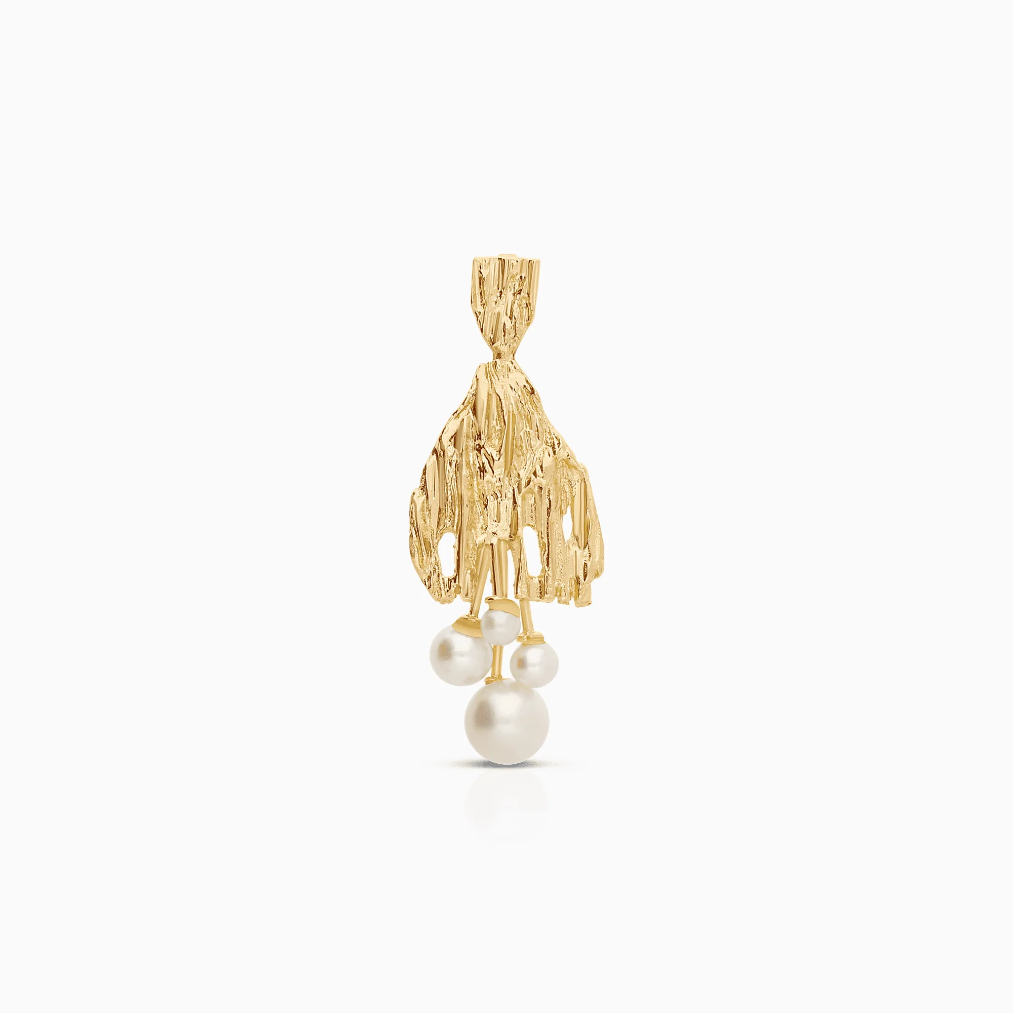 Pearl pendant 2.64g 18K gold