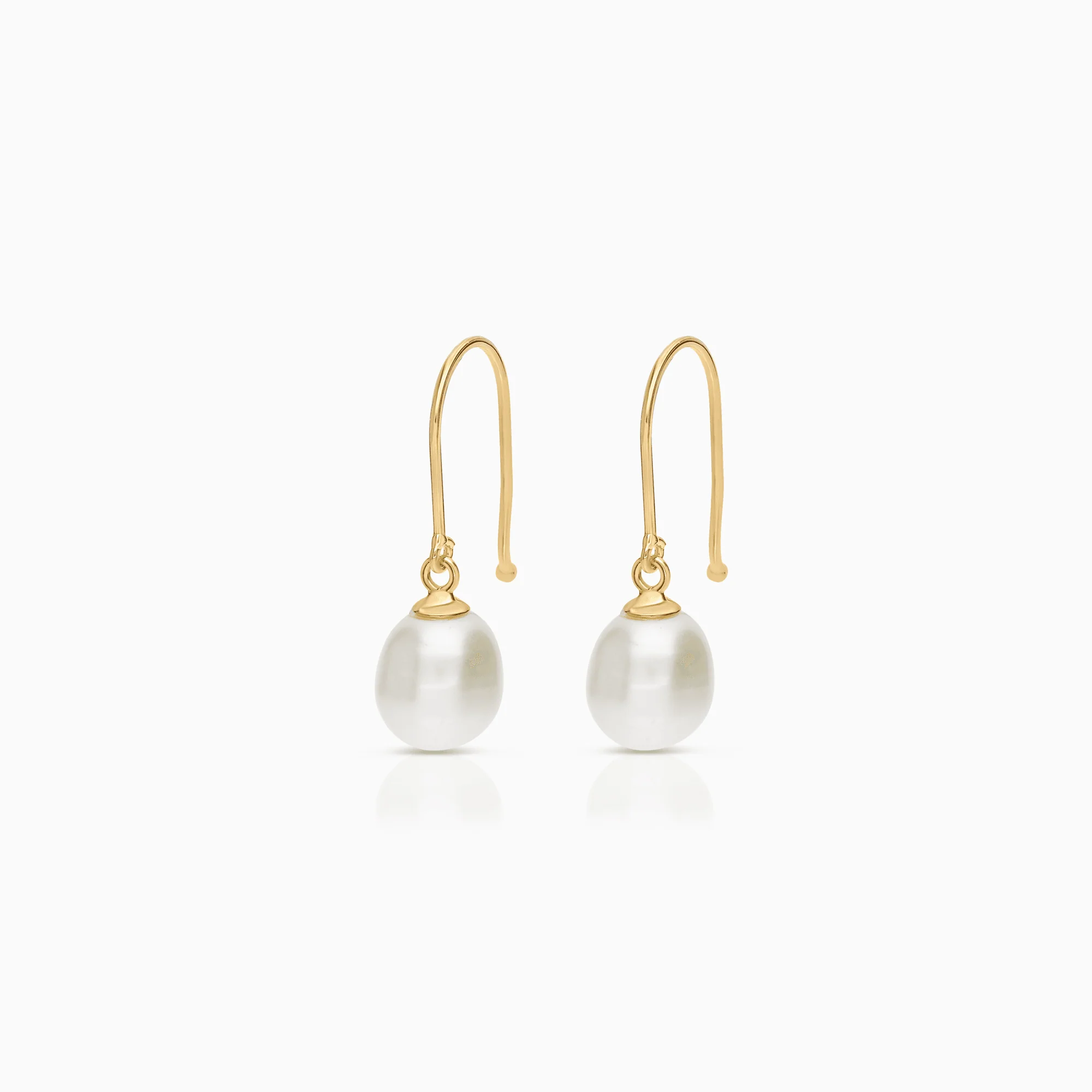 Pearl earrings 1.62g 18K gold