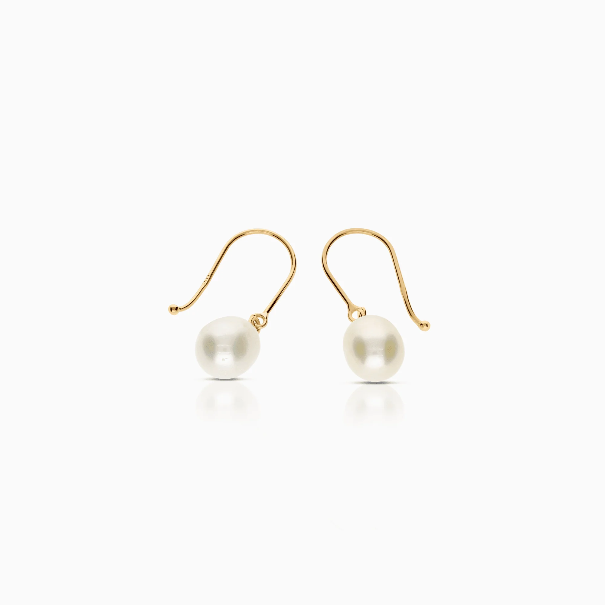 Pearl earrings 1.62g 18K gold - Image 2