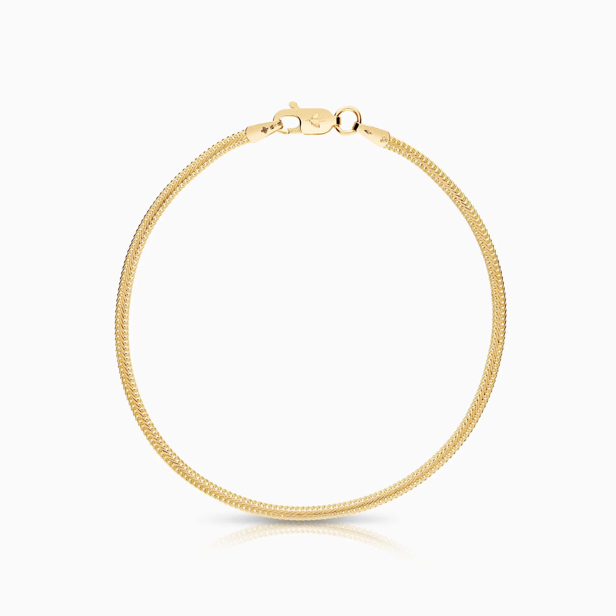 Fox tail bracelet 2.18g 18K gold