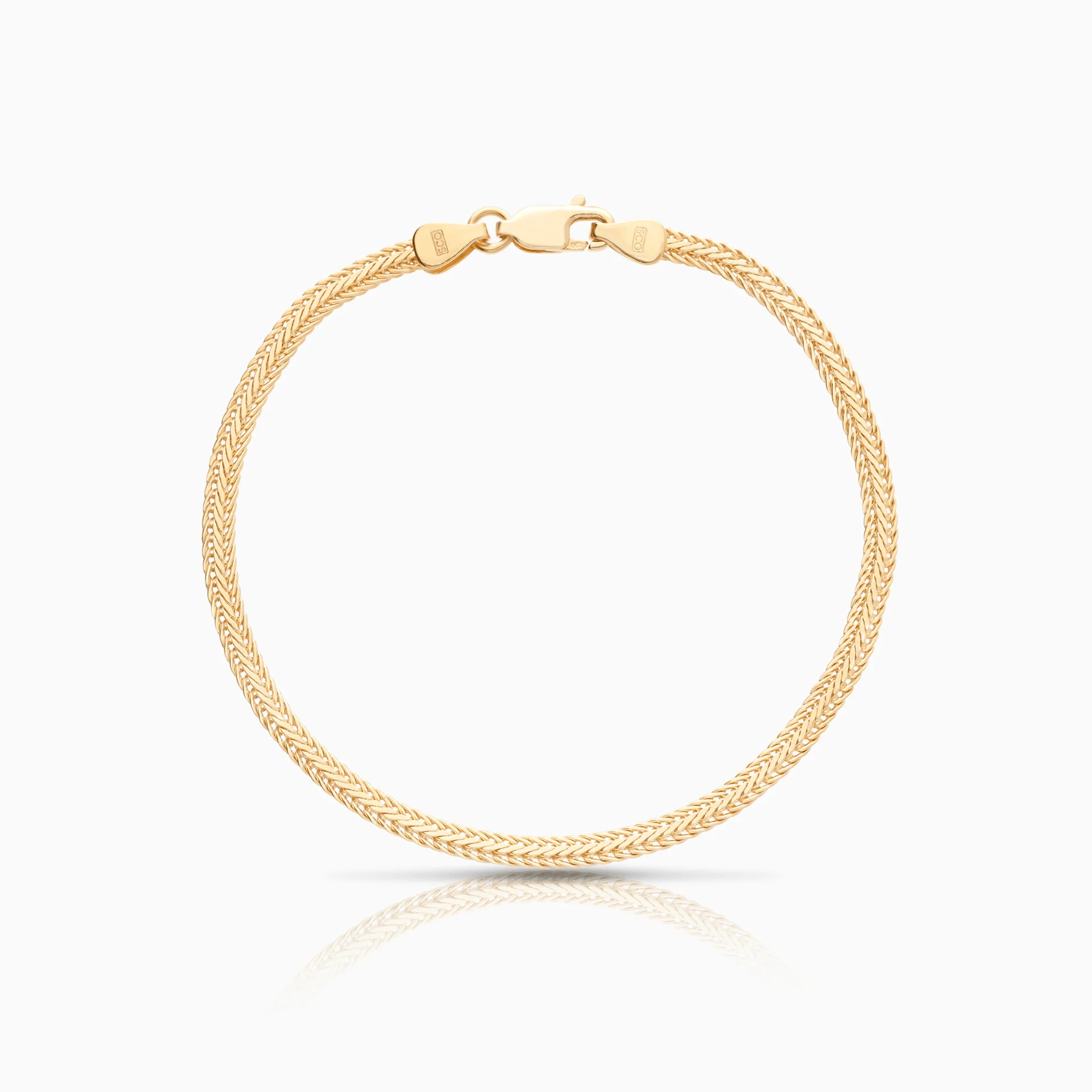 Fox tail bracelet 4.04g 18K gold