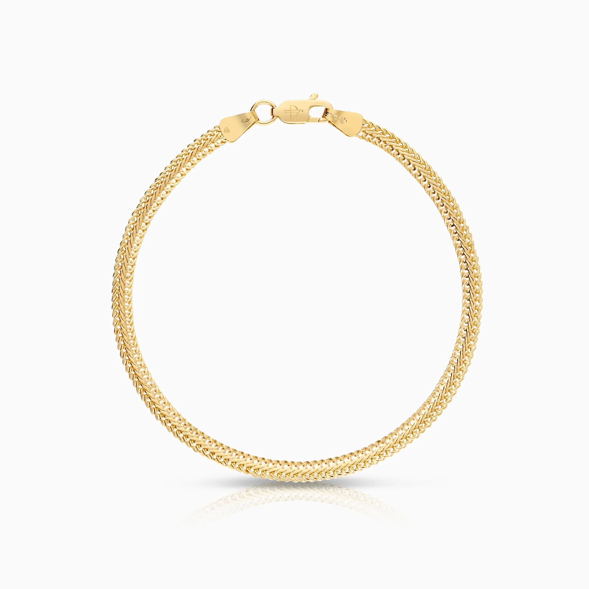 Fox tail bracelet 4.24g 18K gold