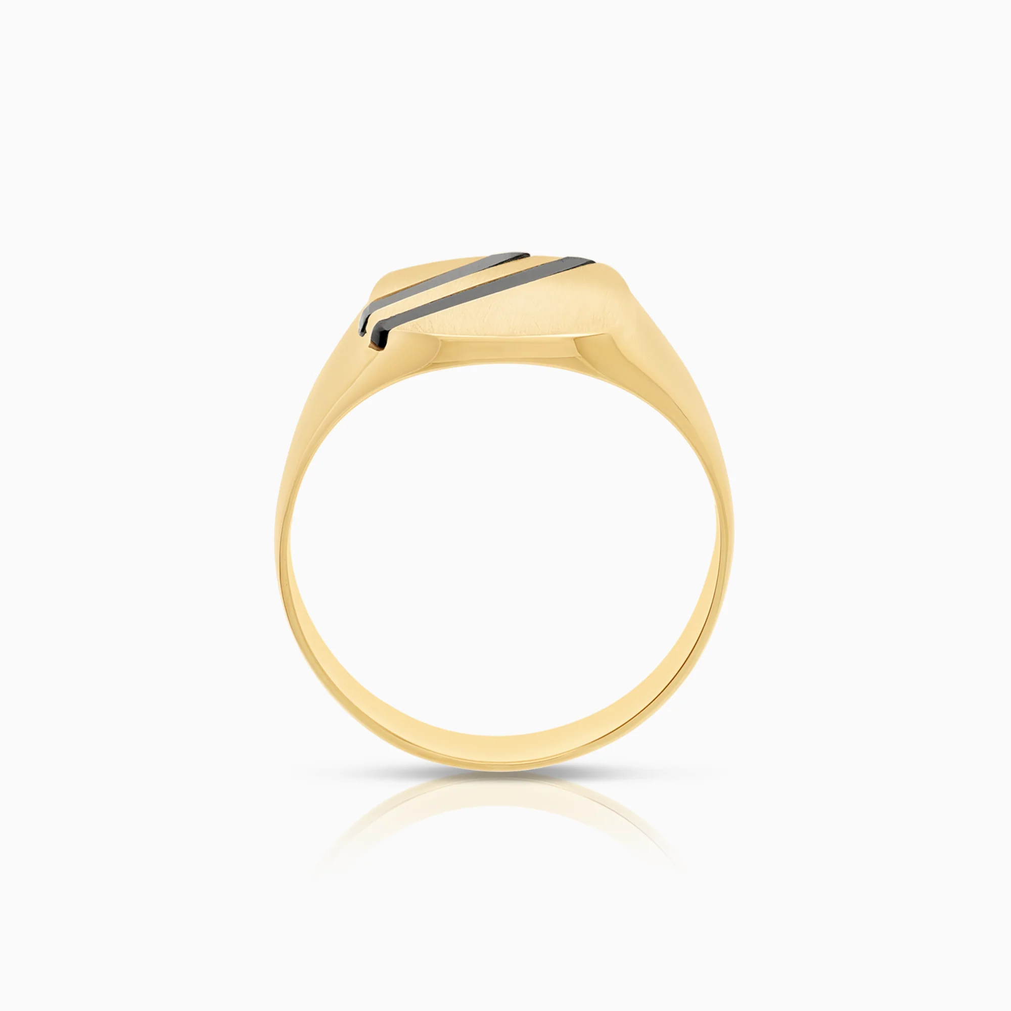 Ring onyx 4.90g 18K gold - Image 2