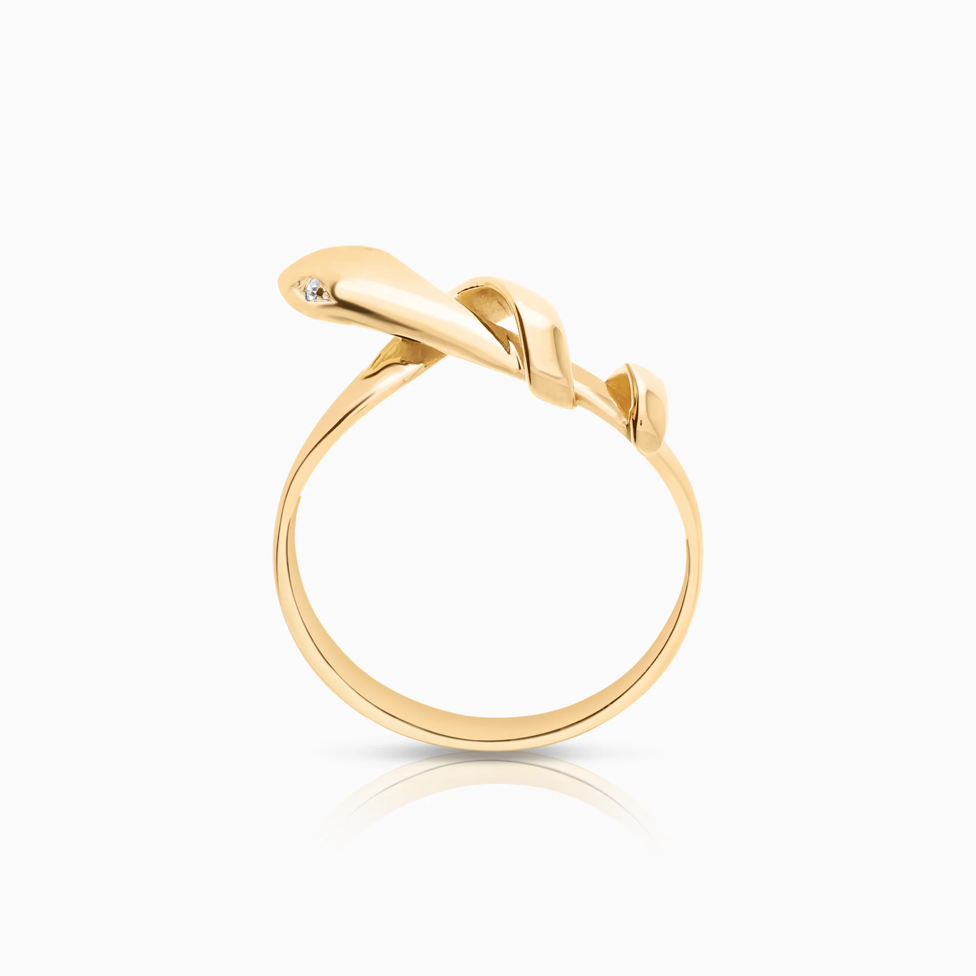 Snake ring 2.26g 18K gold - Image 2