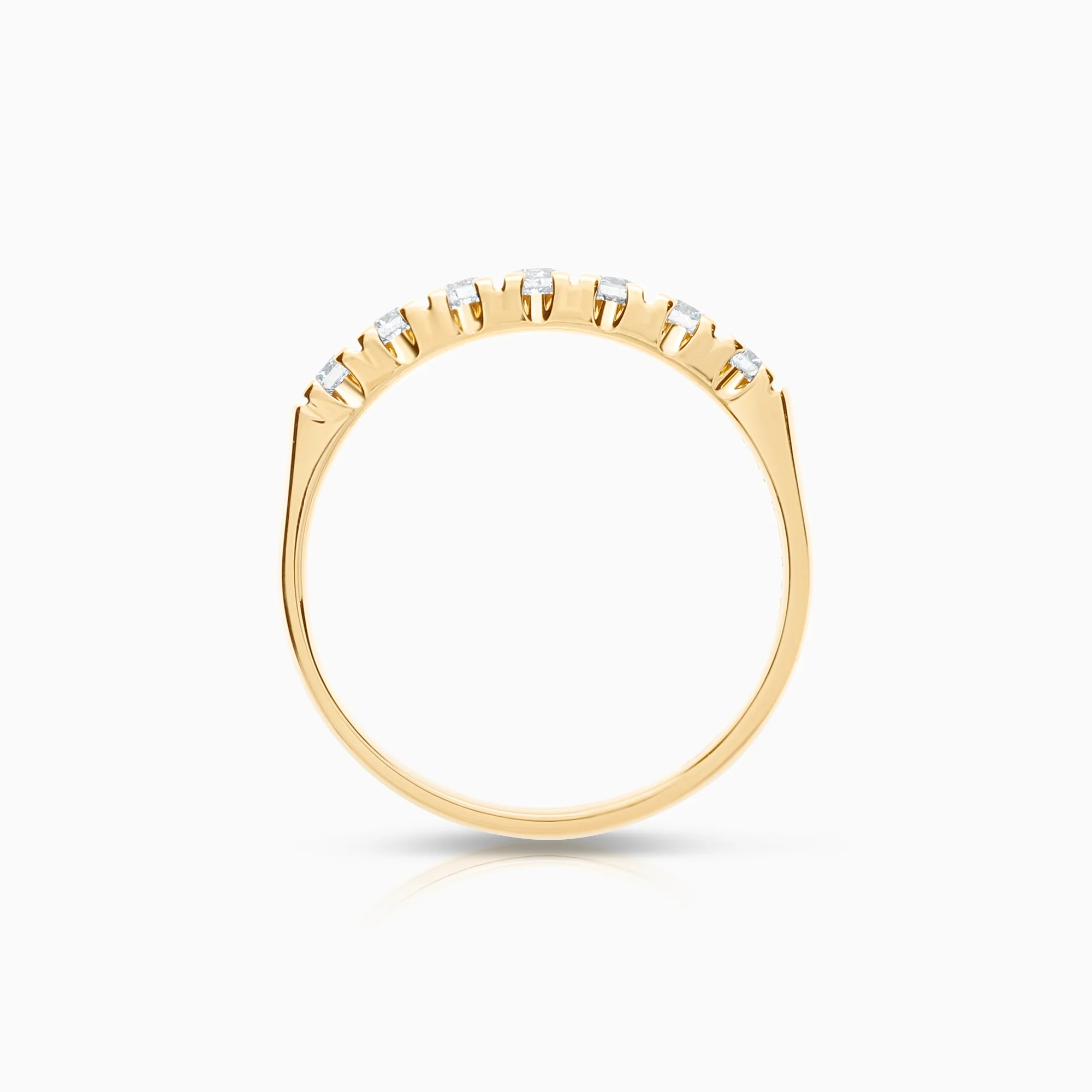 Diamond eternity ring 0.21ct 9K gold - Image 2