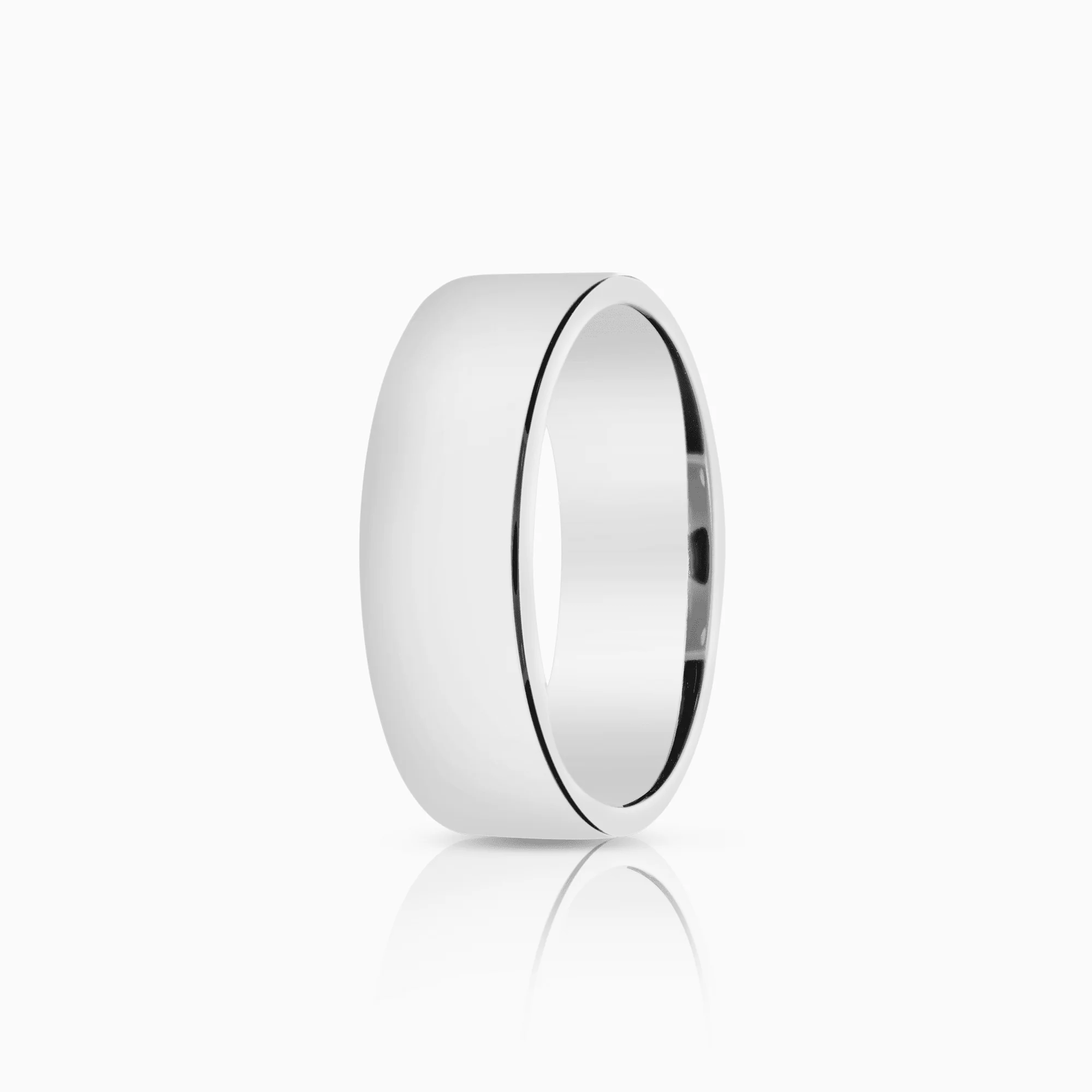 Schalins plain ring 11.86g 18K white gold