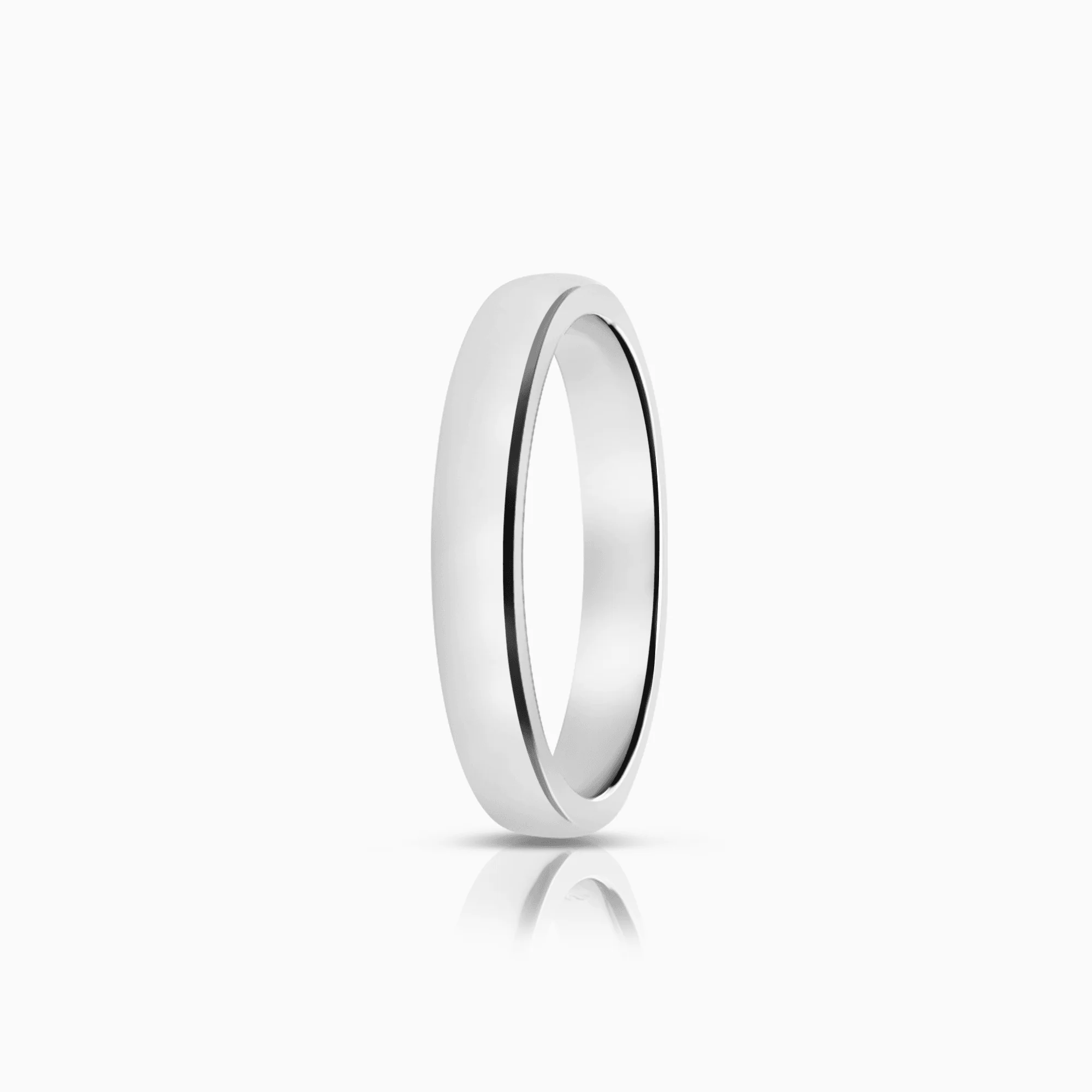 Schalins plain ring 3.66g 18K white gold