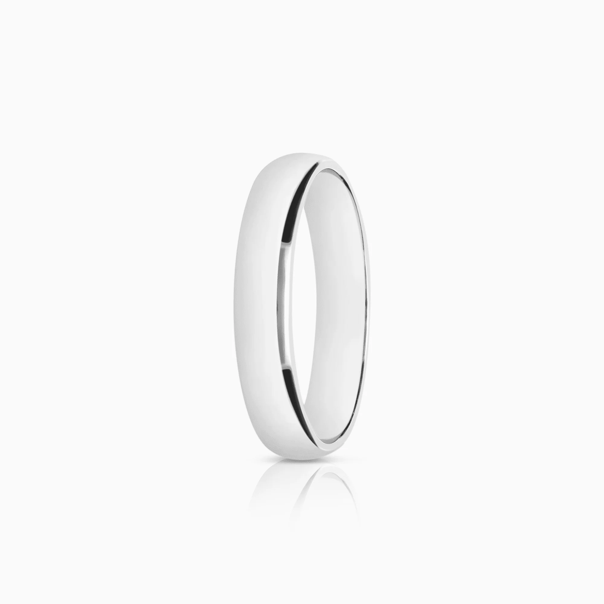 Schalins plain ring 3.66g 18K white gold