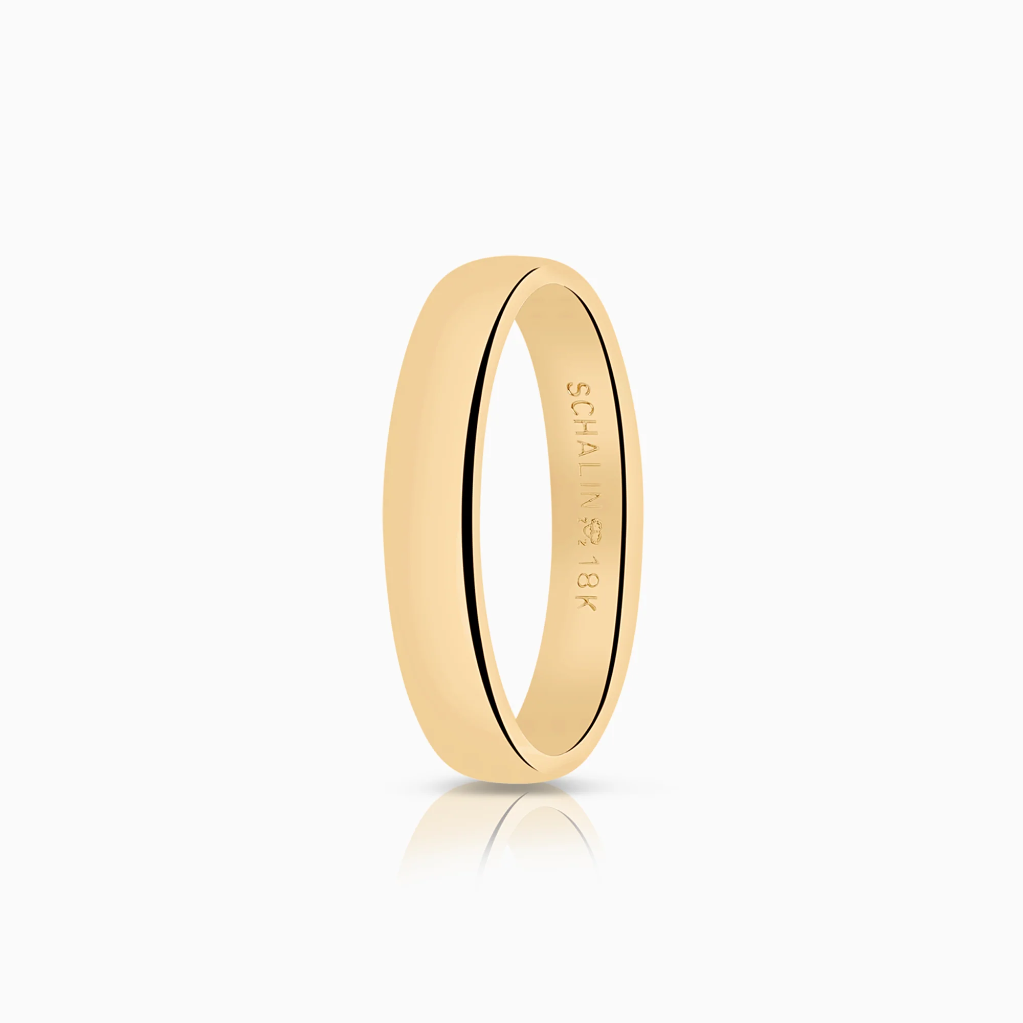 Schalins plain ring 4.16g 18K gold