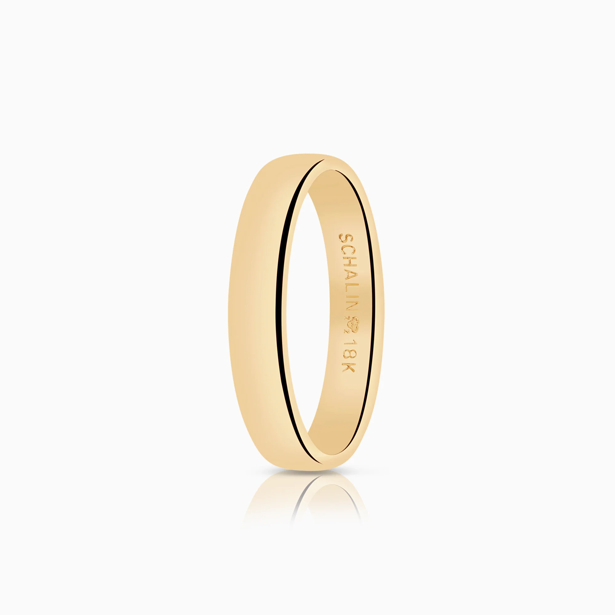 Schalins plain ring 4.22g 18K gold