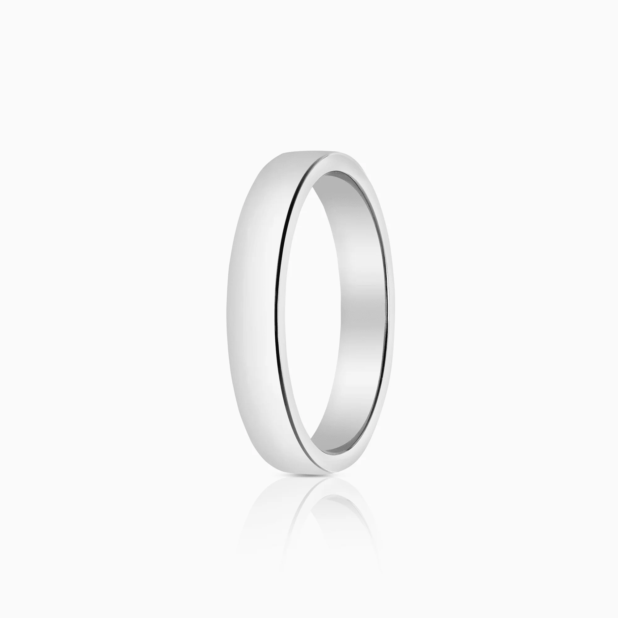 Schalins plain ring 5.95g 18K white gold