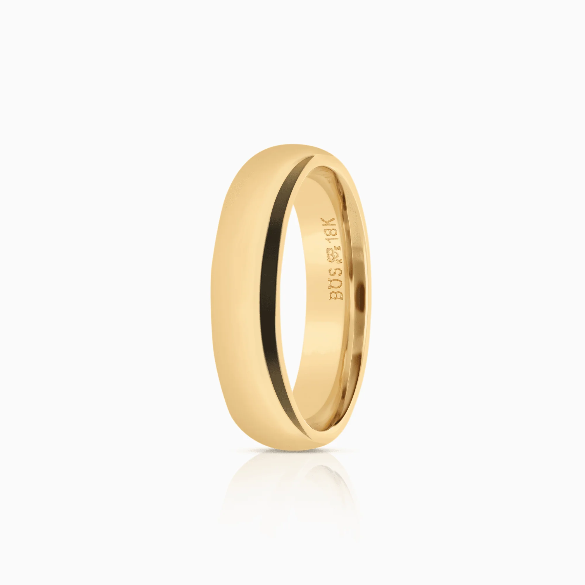 Schalins plain ring 7.20g 18K gold