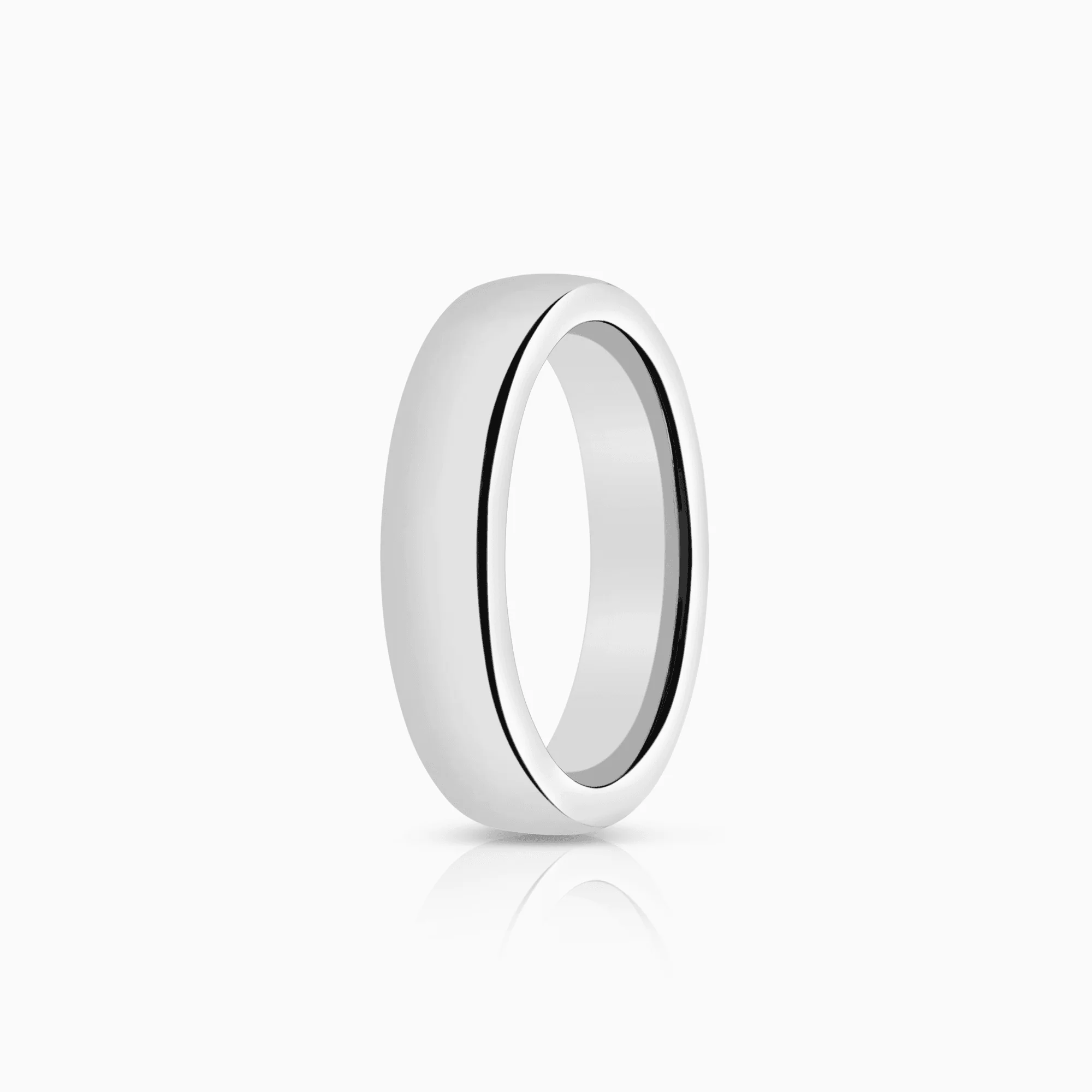 Schalins plain ring 8.45g 18K white gold