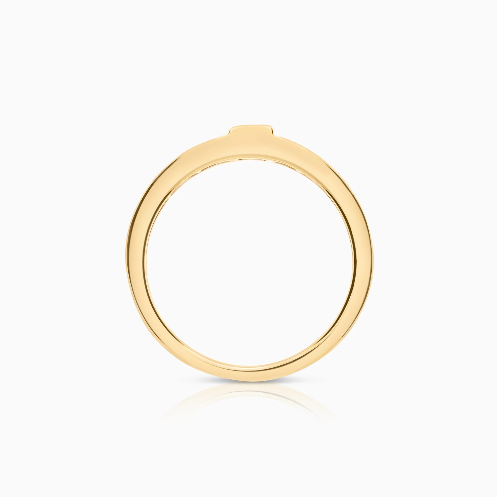 Side stone ring 0.52ct 18K gold - Image 2