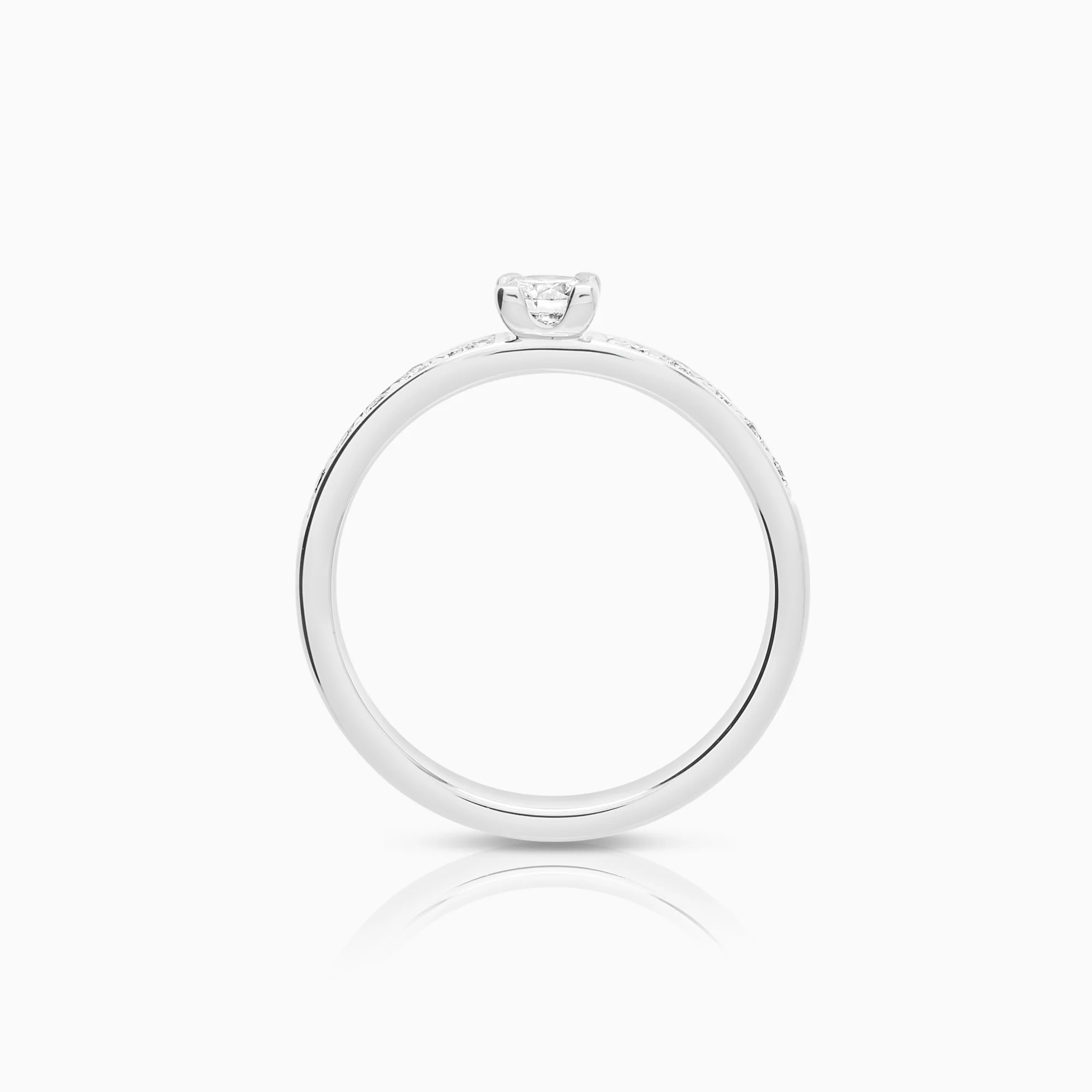 Schalins side-stone ring 0.45ct 18K white gold - Image 2