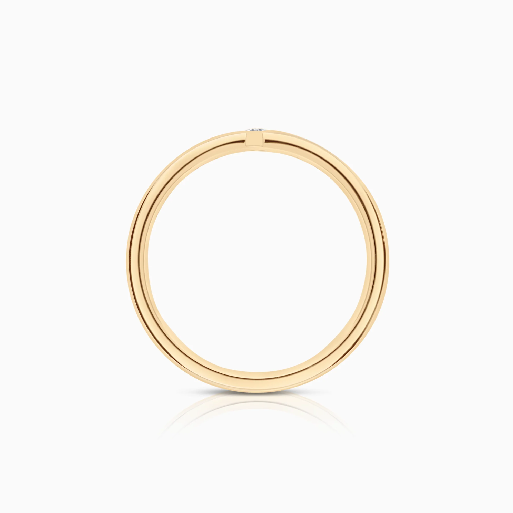 Side stone ring 0.26ct 18K gold - Image 2