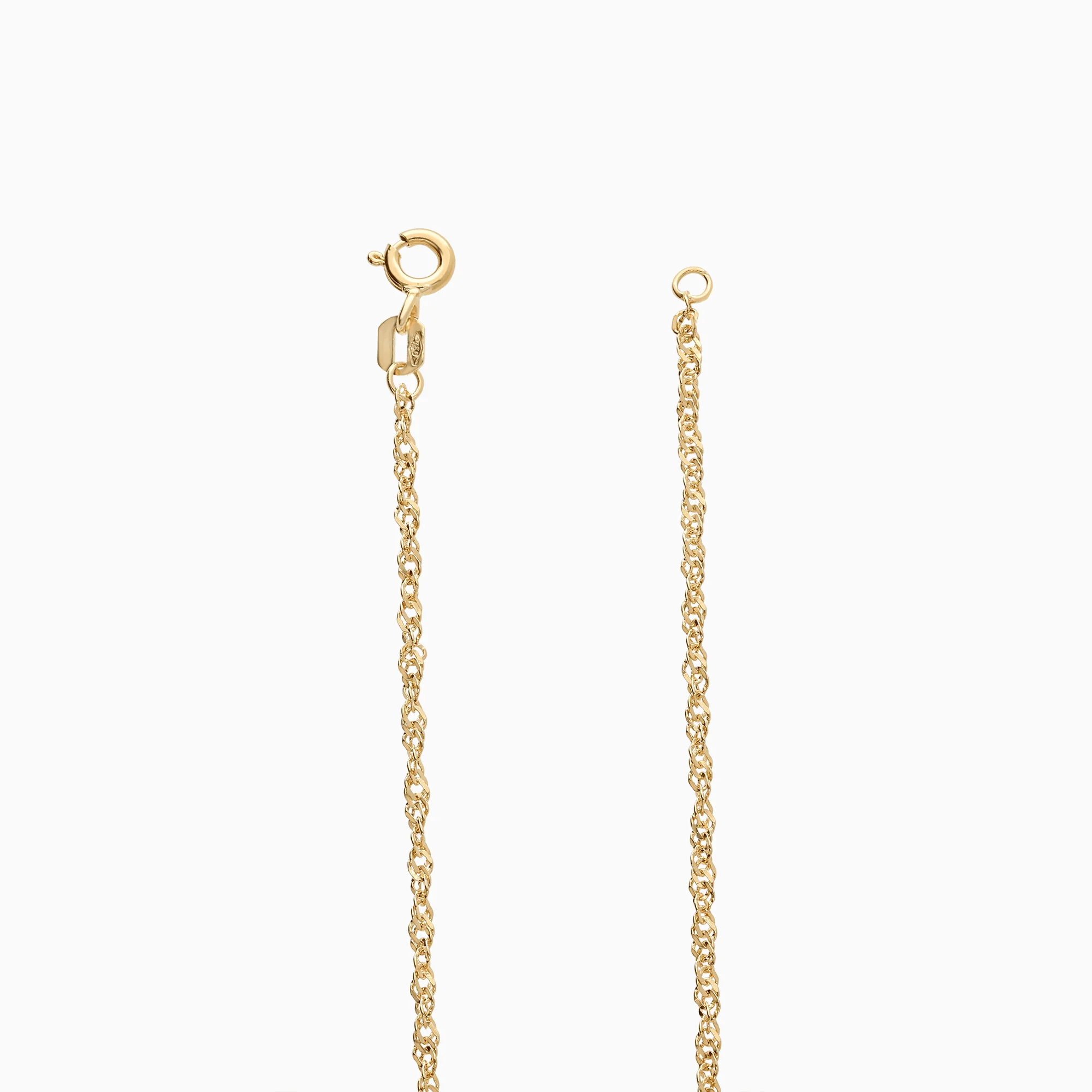 Singapore bracelet 1.25g 18K gold - Image 2