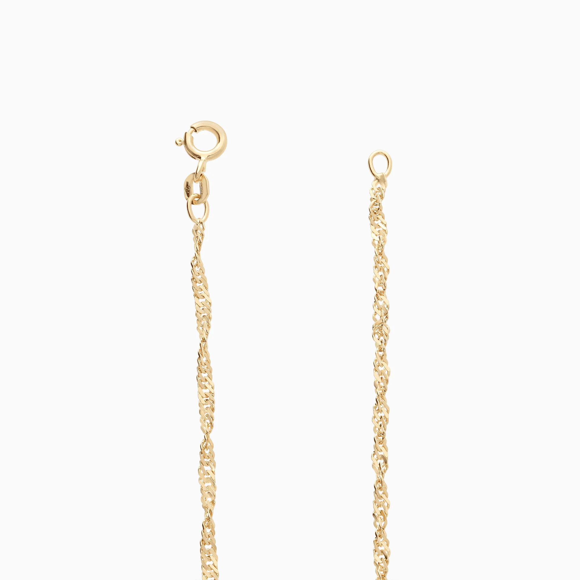 Singapore Bracelet 2.12g 18K Gold - Image 2