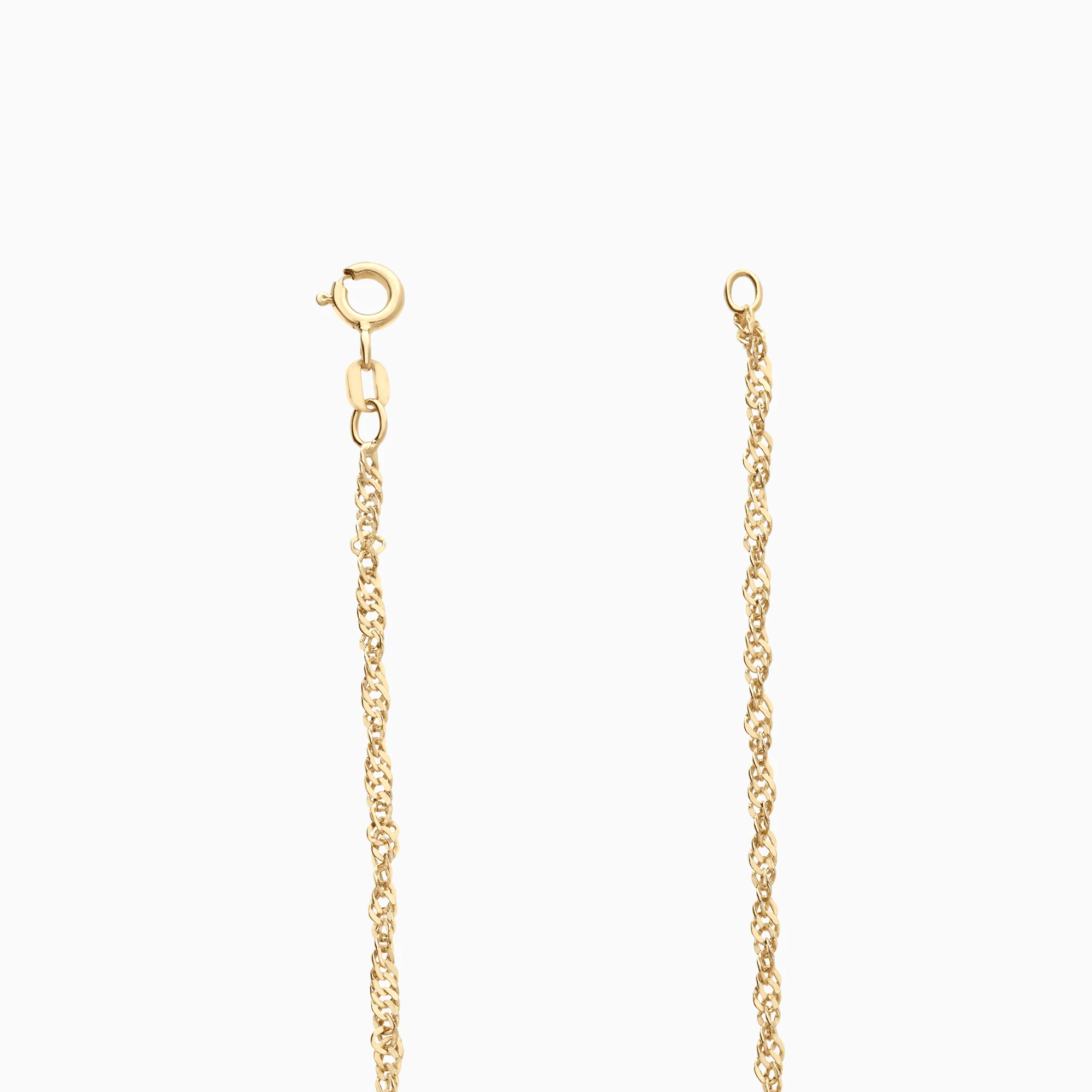 Singapore bracelet 2.20g 18K gold - Image 2
