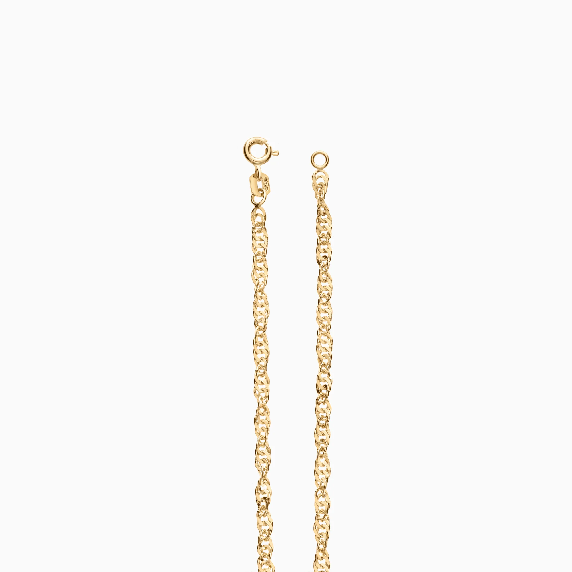 Singapore bracelet 2.93g 18K gold - Image 2