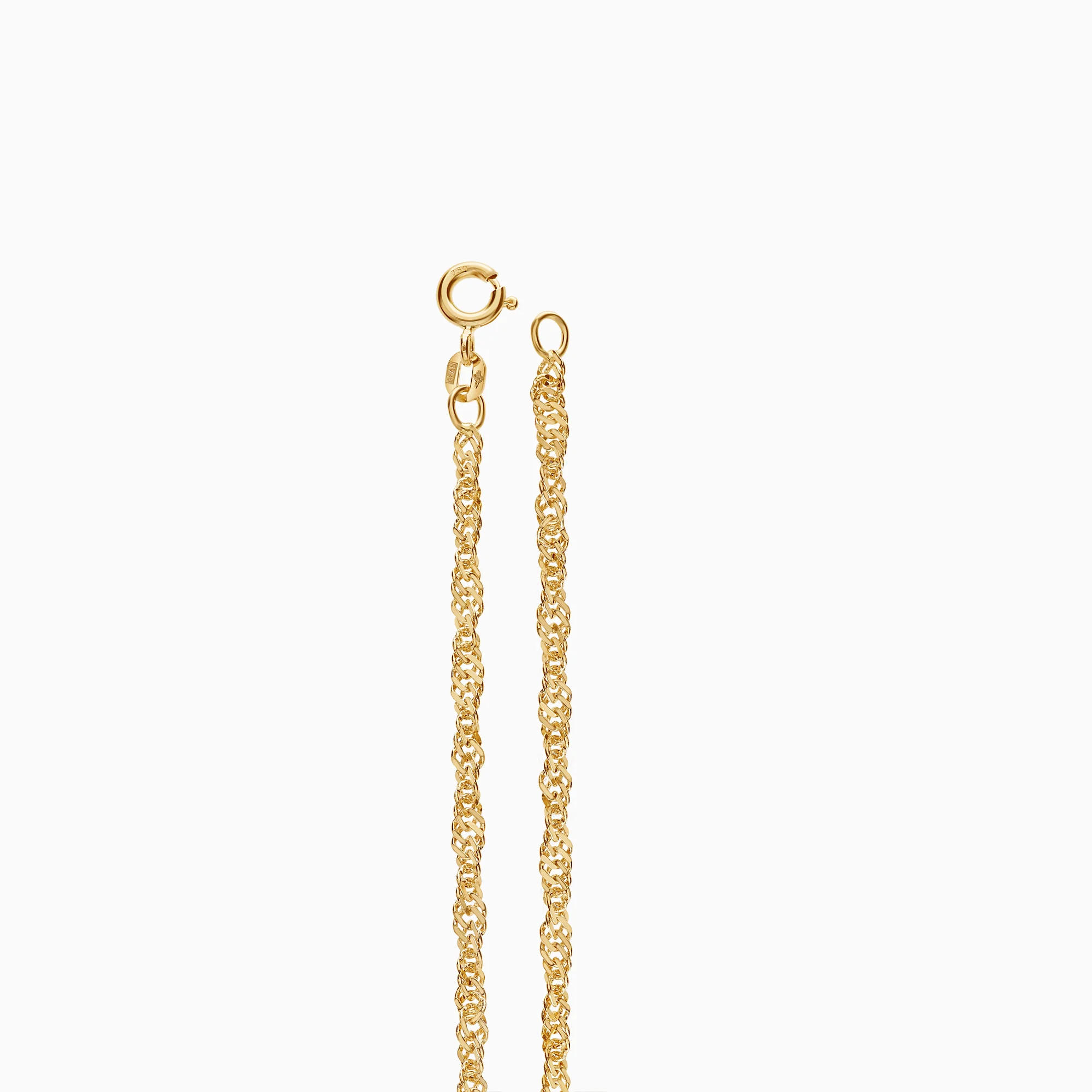 Singapore bracelet 2.96g 18K gold - Image 2