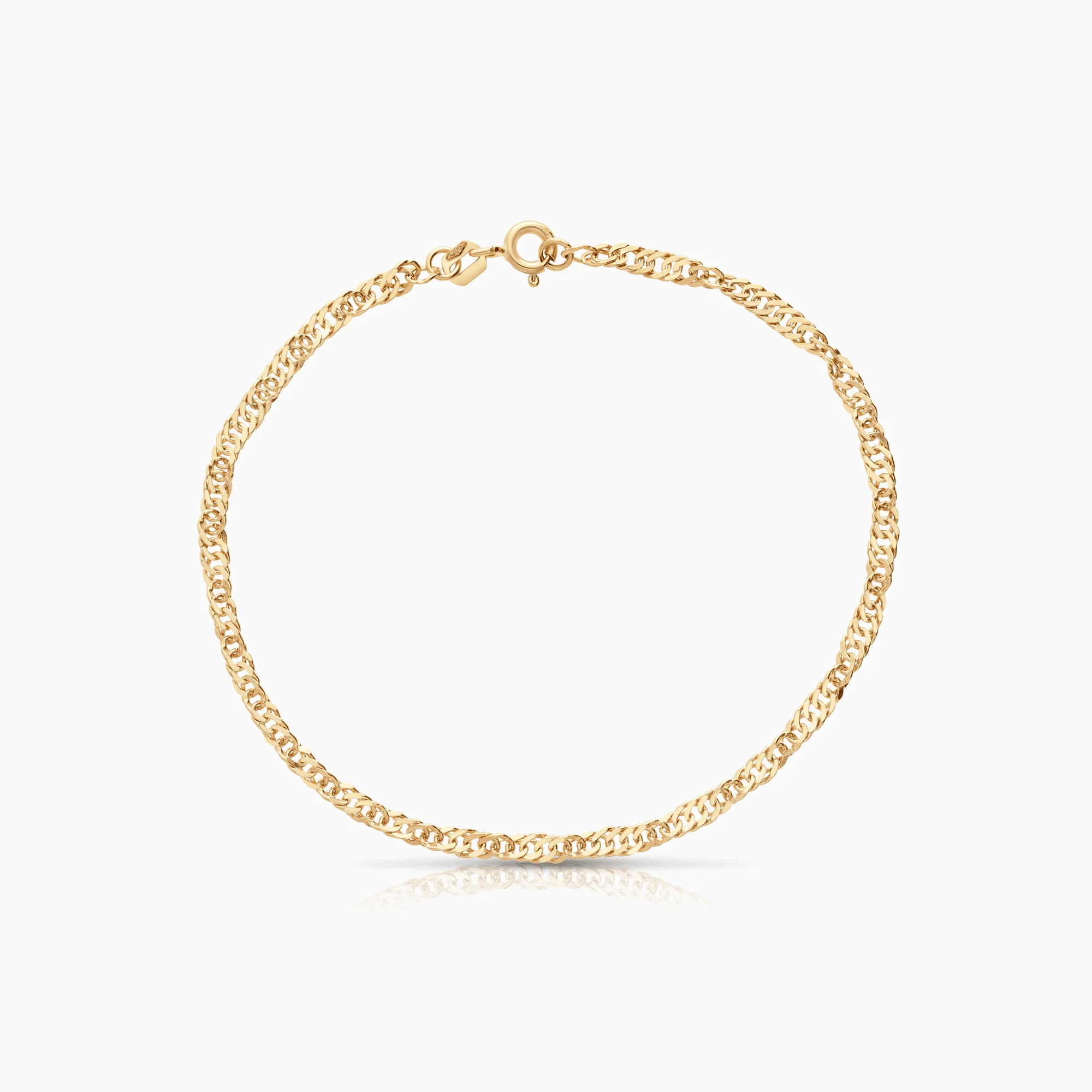 Singapore bracelet 3.0g 18K gold