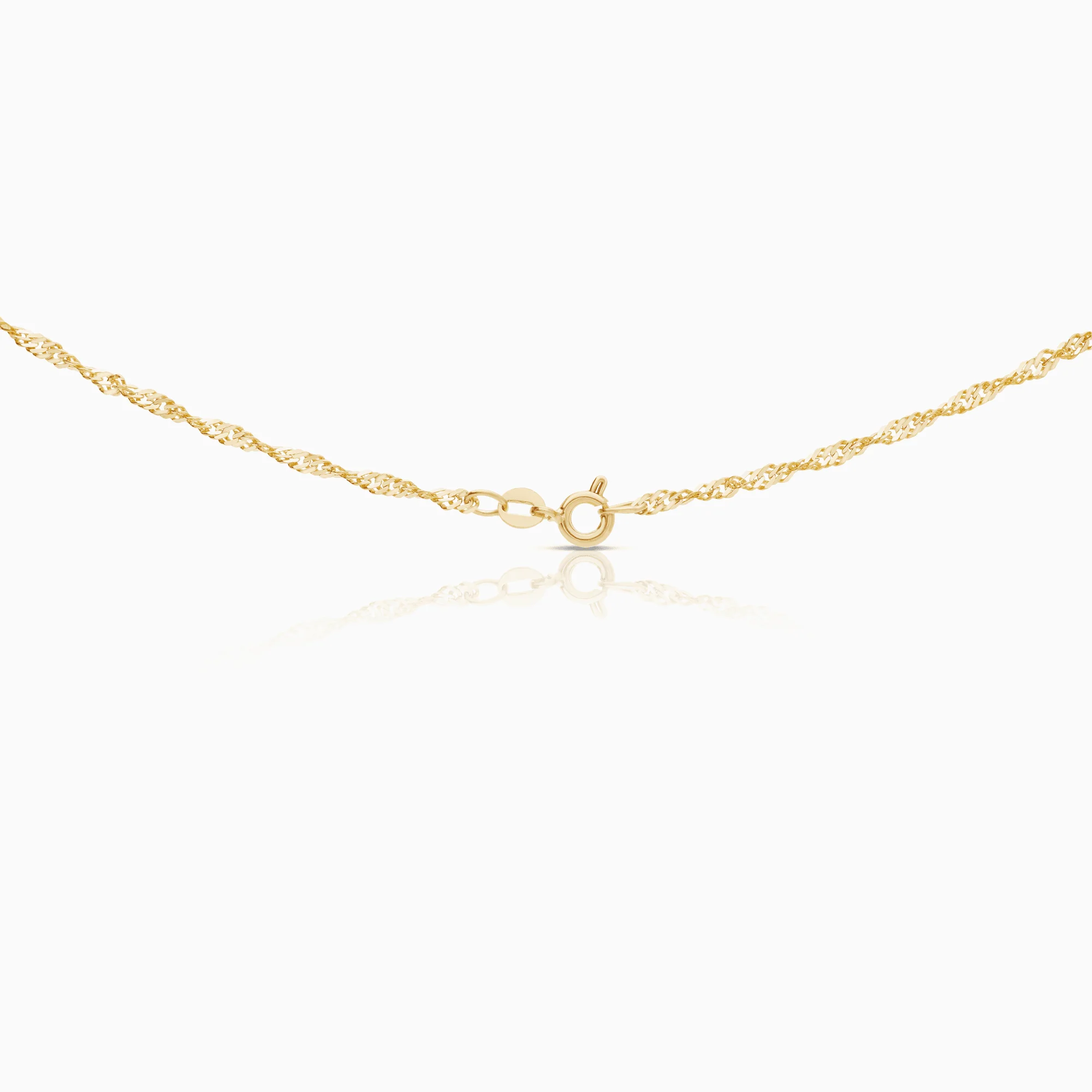 Singapore necklace 4.42g 18K gold - Image 2