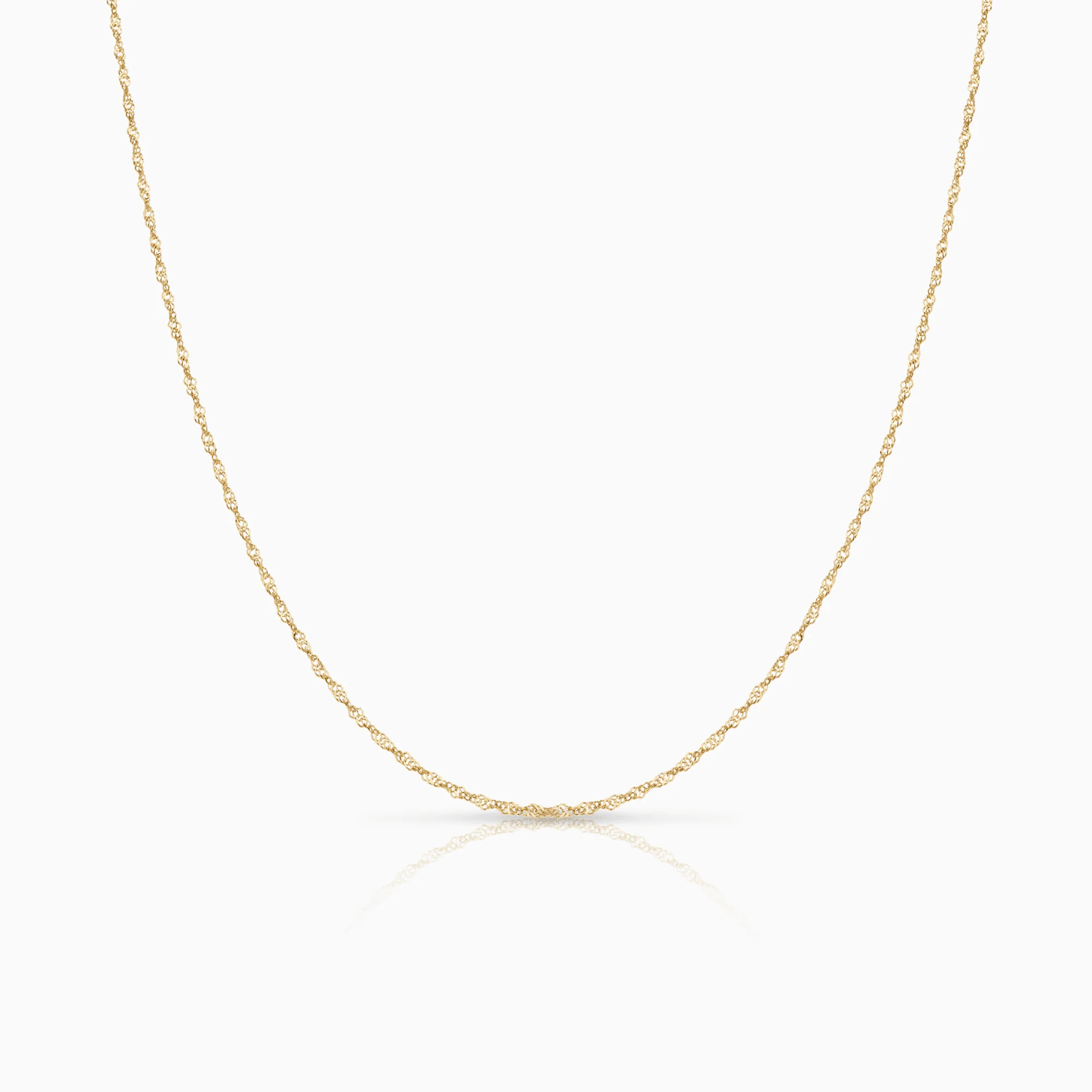 Singapore necklace 46.0cm 18K gold