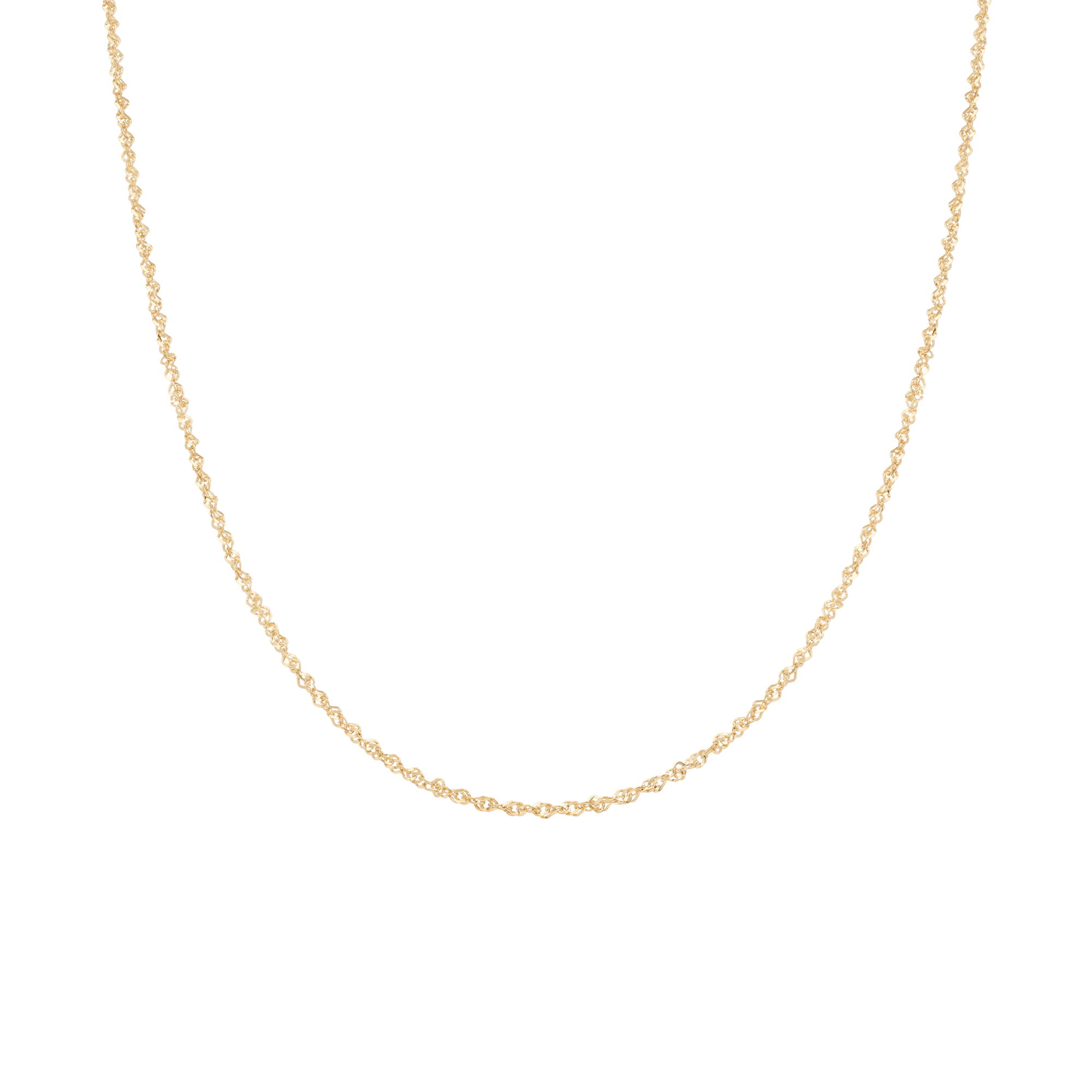 Singapore chain 38cm 18K gold - Image 2